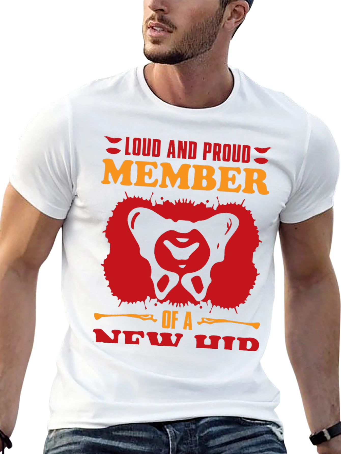 Black Loud and Proud Member T-Shirt - New Hip view 13