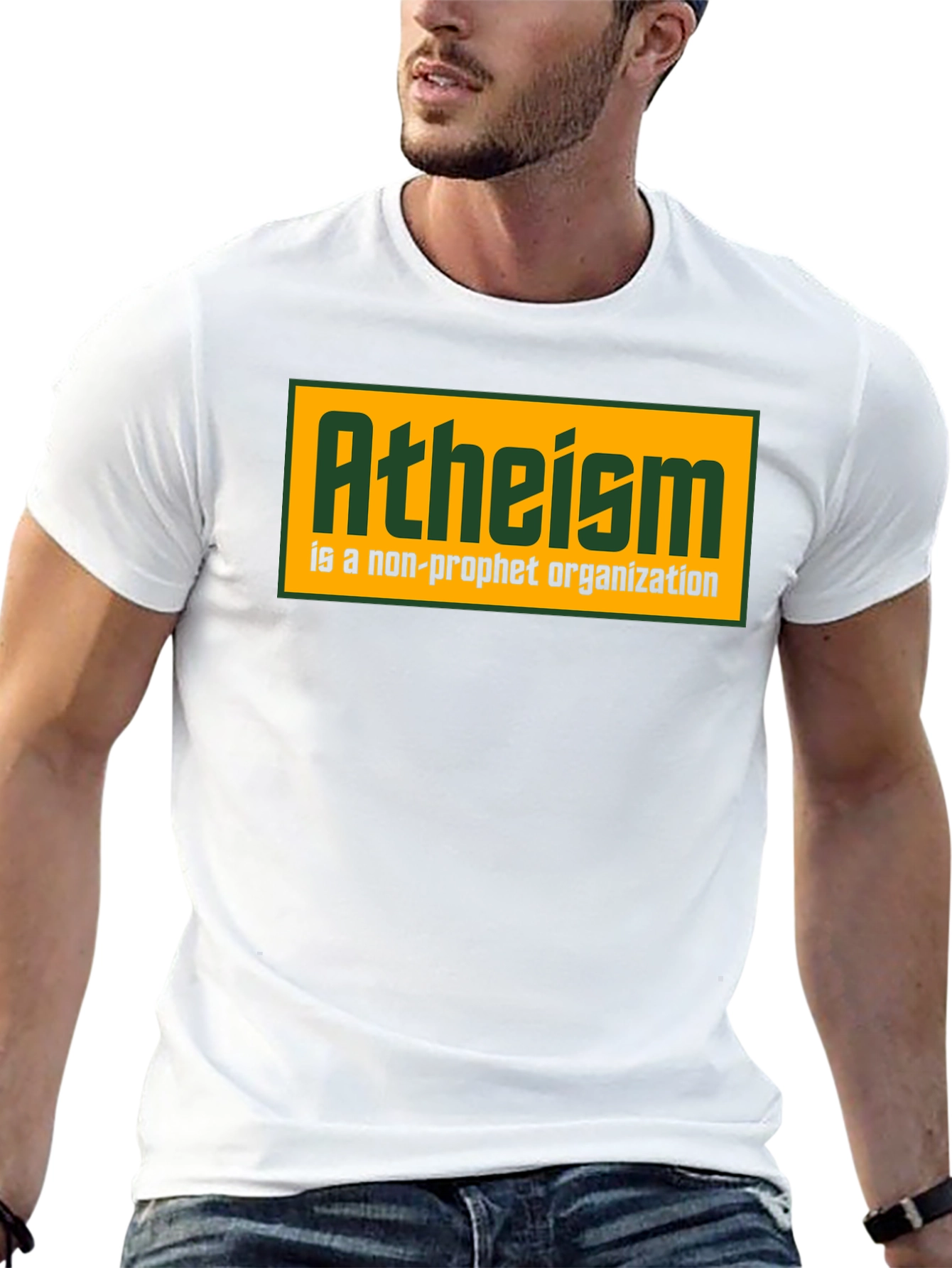 Black Atheism Non-Profit Graphic Tee - Mens view 13
