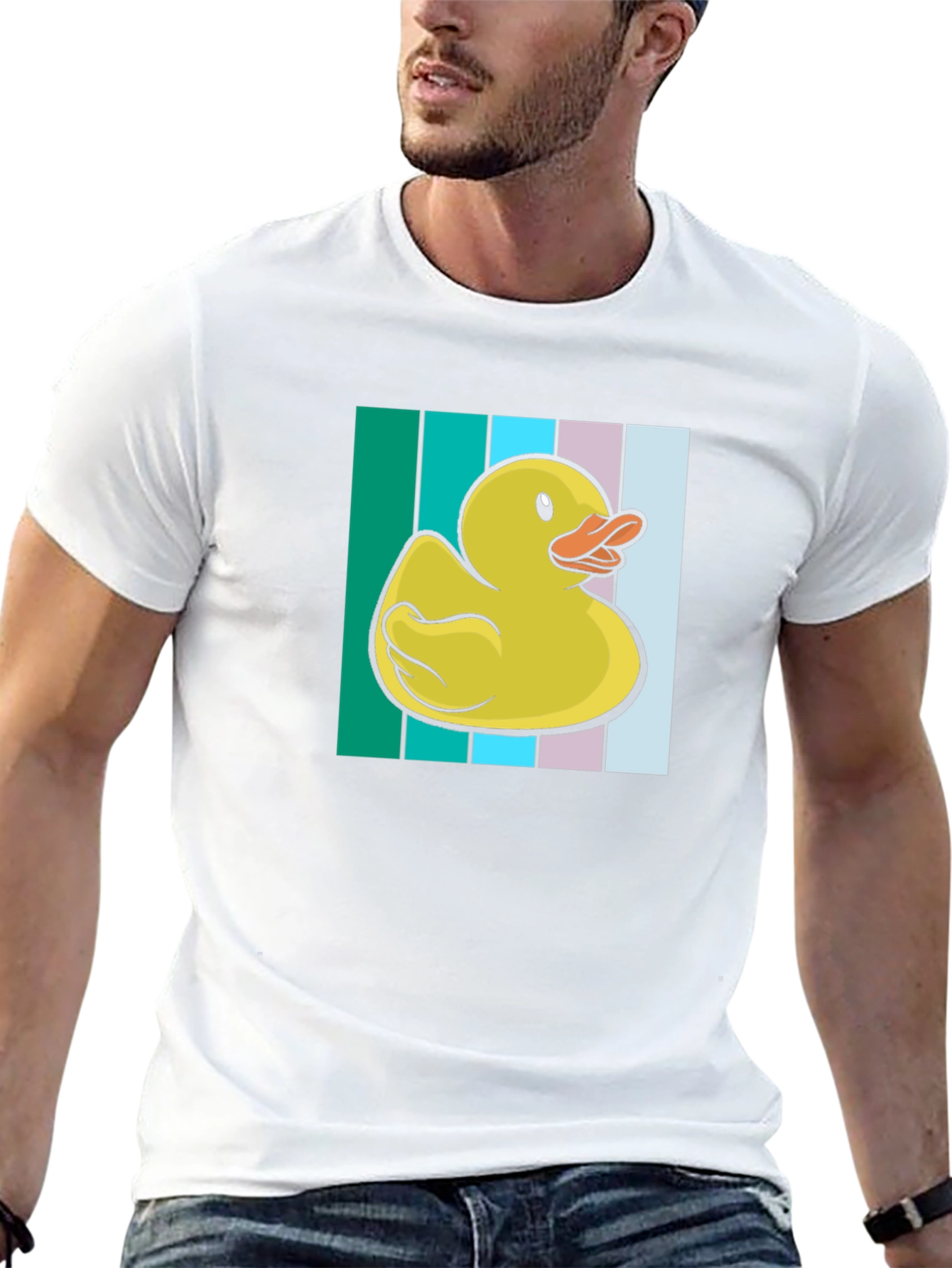 Black Rubber Duck T-Shirt - Fun and Quirky Design view 13