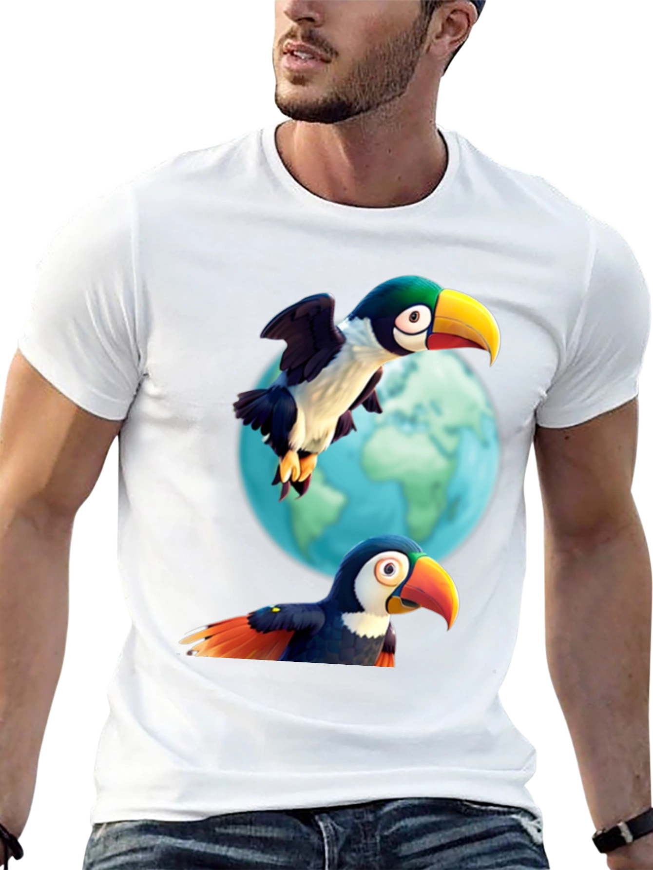 Black Toucan T-Shirt: A Tropical Adventure! view 13