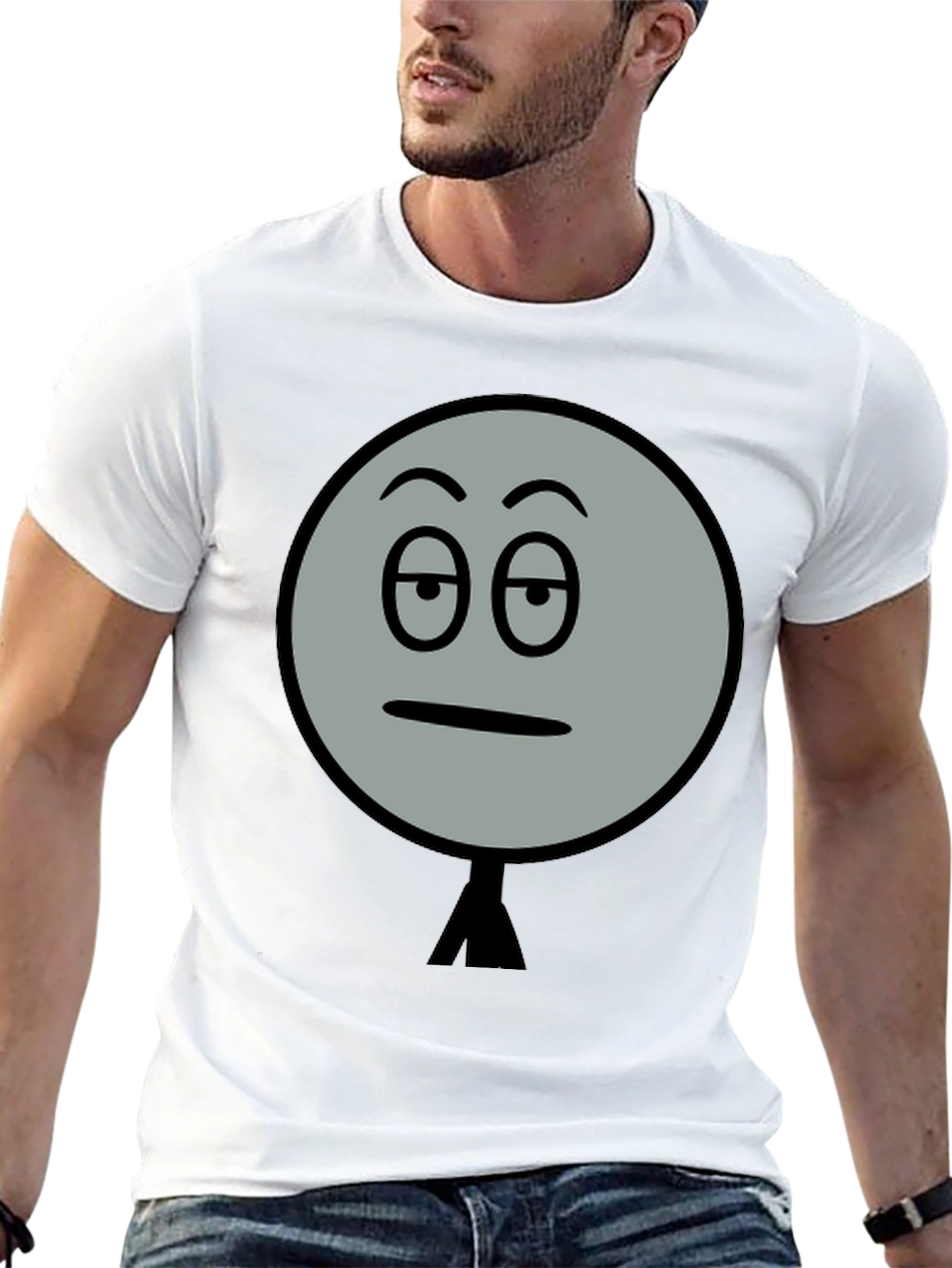 Black Sarcastic Mood T-Shirt - Funny Graphic Tee view 13