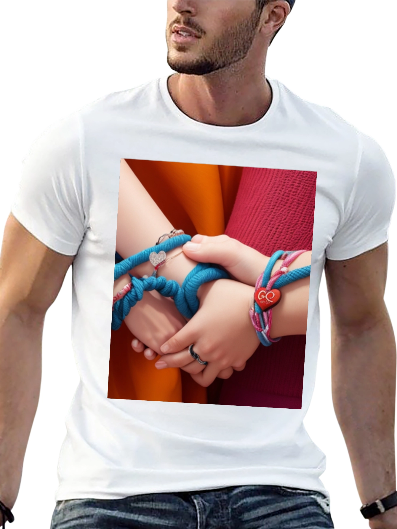 Black Heart String T-Shirt view 13