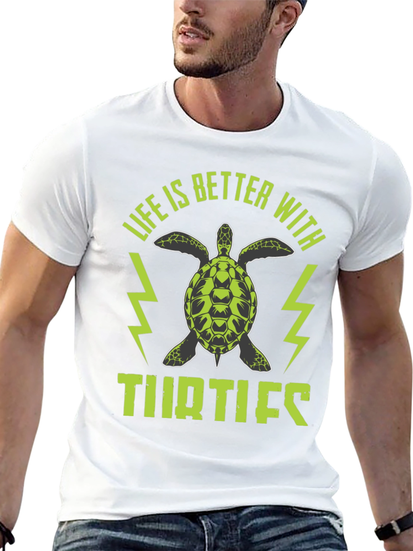 Black Life is Better with Turtles T-Shirt view 13