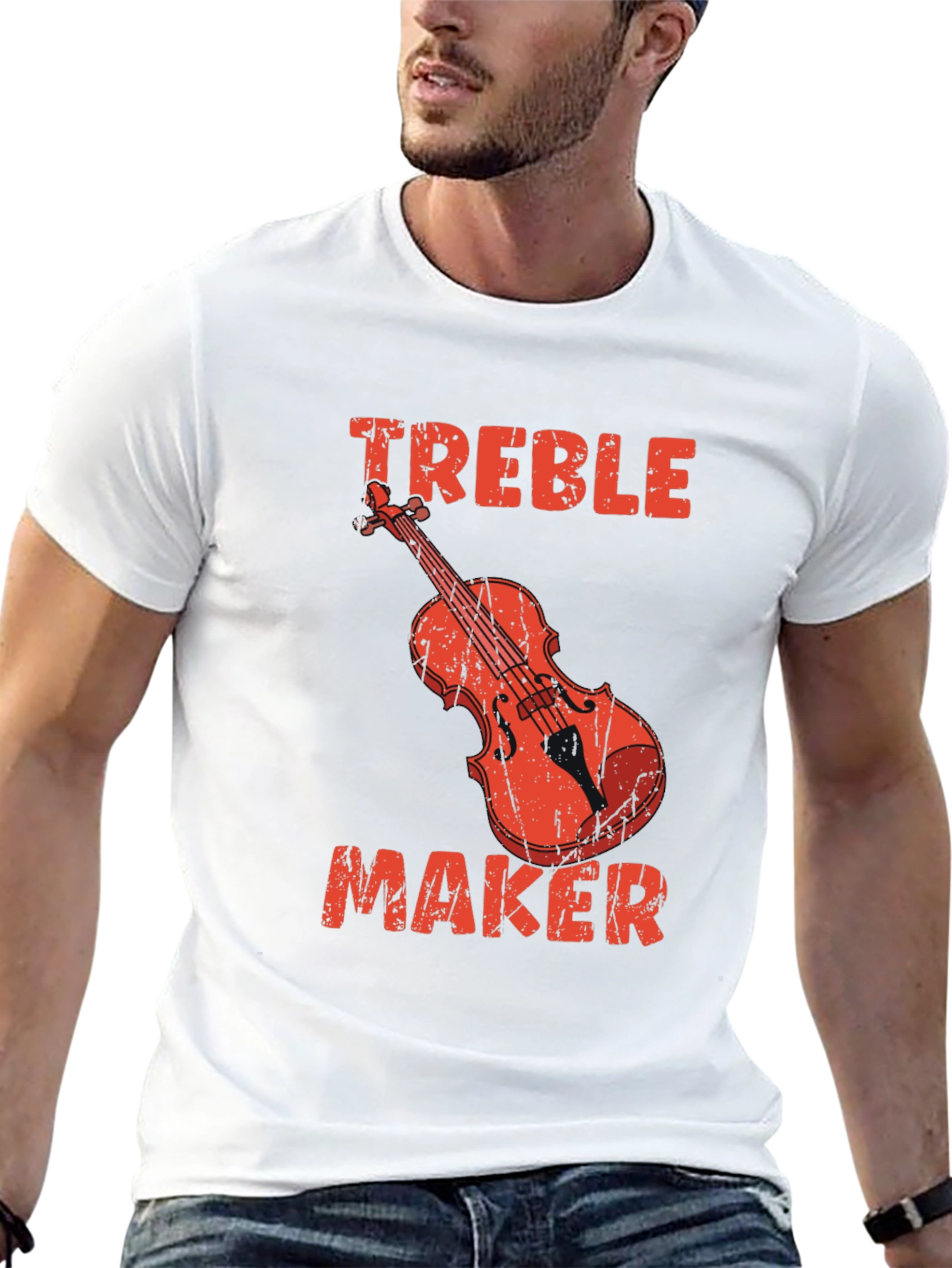Black Treble Maker Graphic Tee - Musician T-Shirt view 13