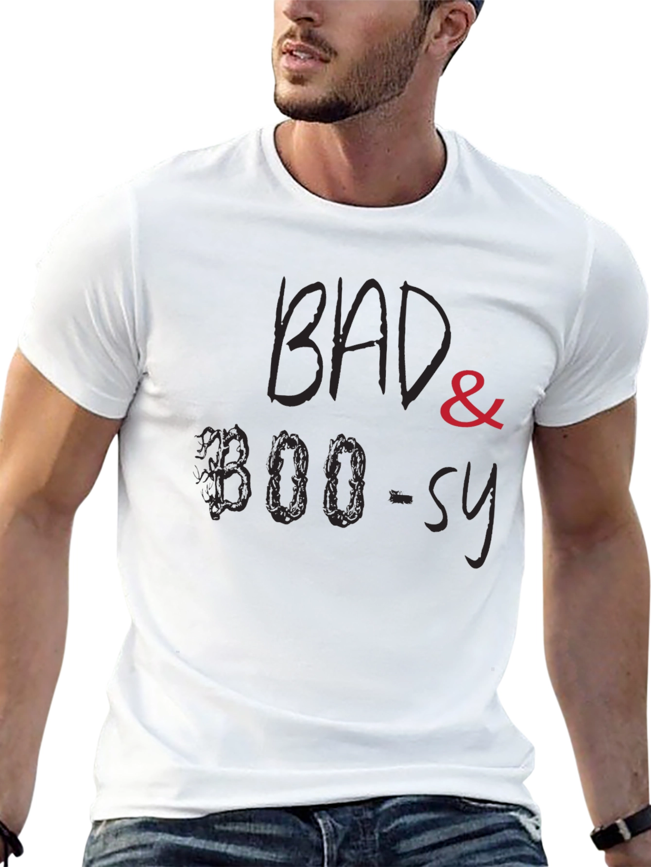Black Bad & Boosy Graphic T-Shirt view 13