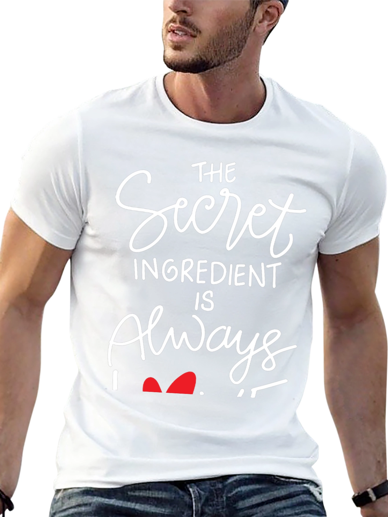 Black Secret Ingredient Is Always Love T-Shirt view 13