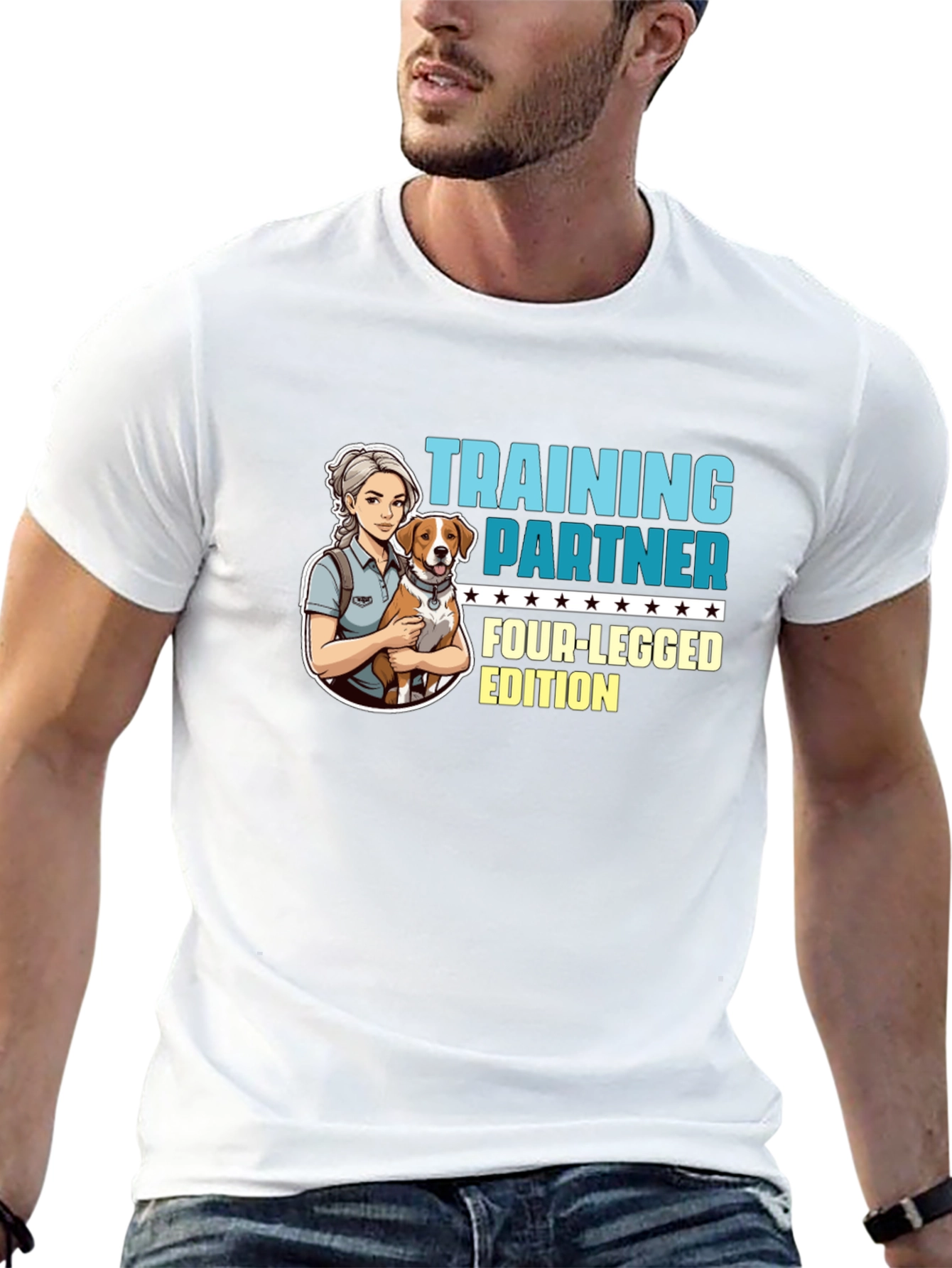 Black Training Partner Four-Legged Edition T-Shirt view 13