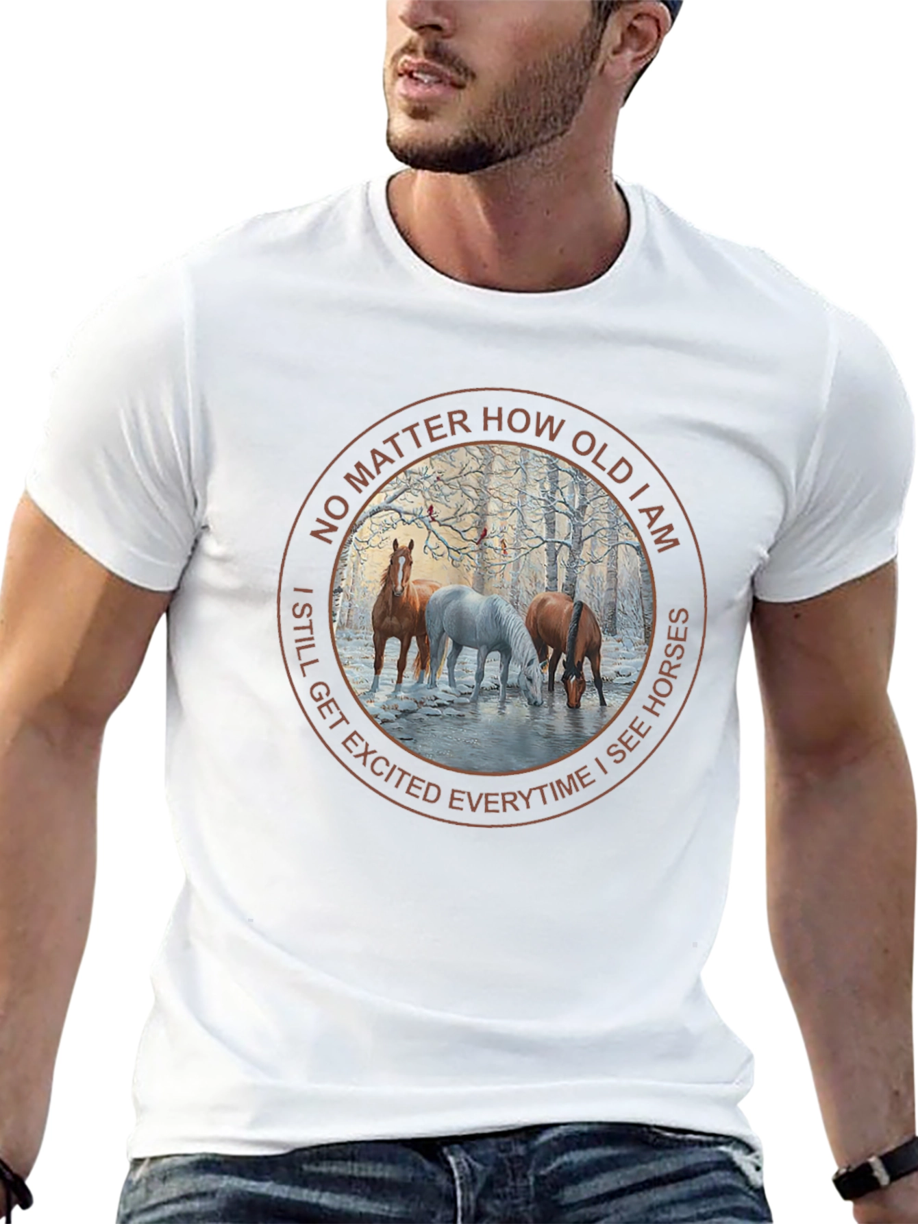 Black Horse Lover T-Shirt - No Matter How Old view 13