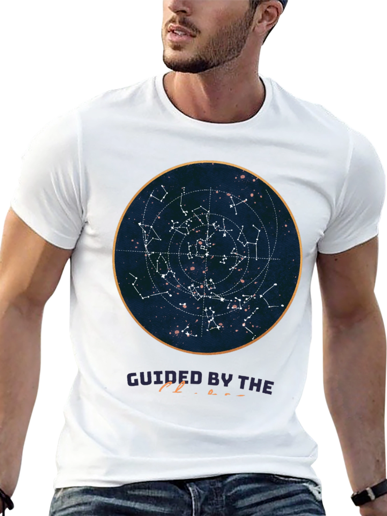 Black Celestial Constellation T-Shirt view 13