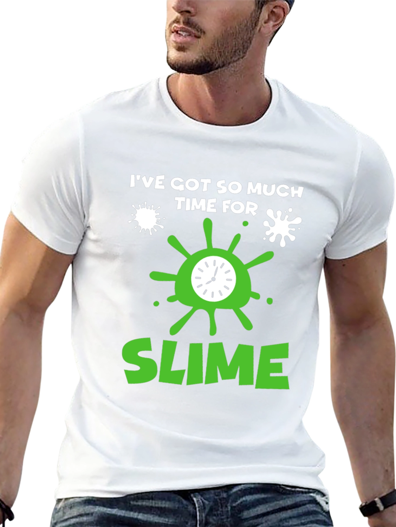 Black Time for Slime Black Graphic Tee view 13