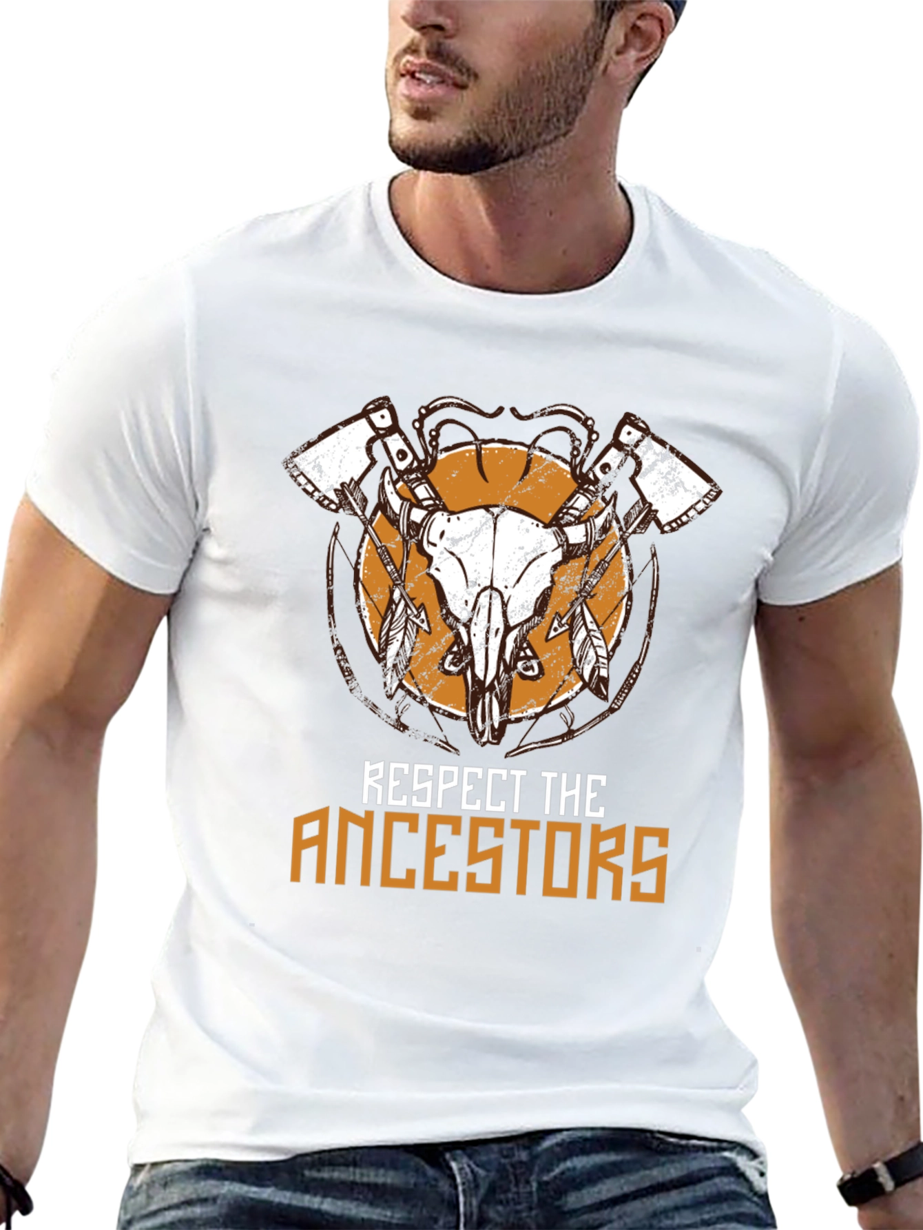 Black Respect The Ancestors Graphic Tee view 13