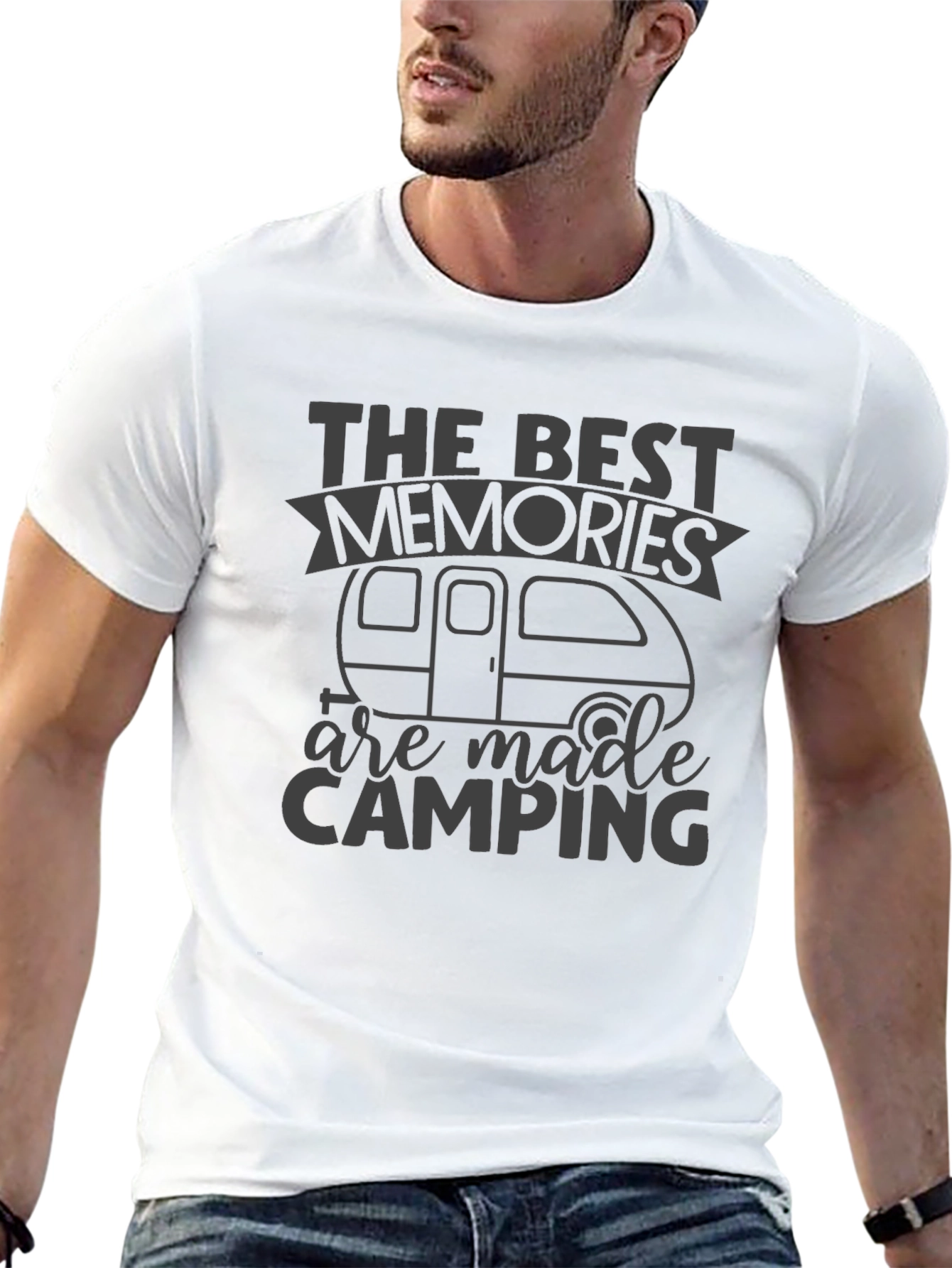 Black Camping Memories T-Shirt view 13