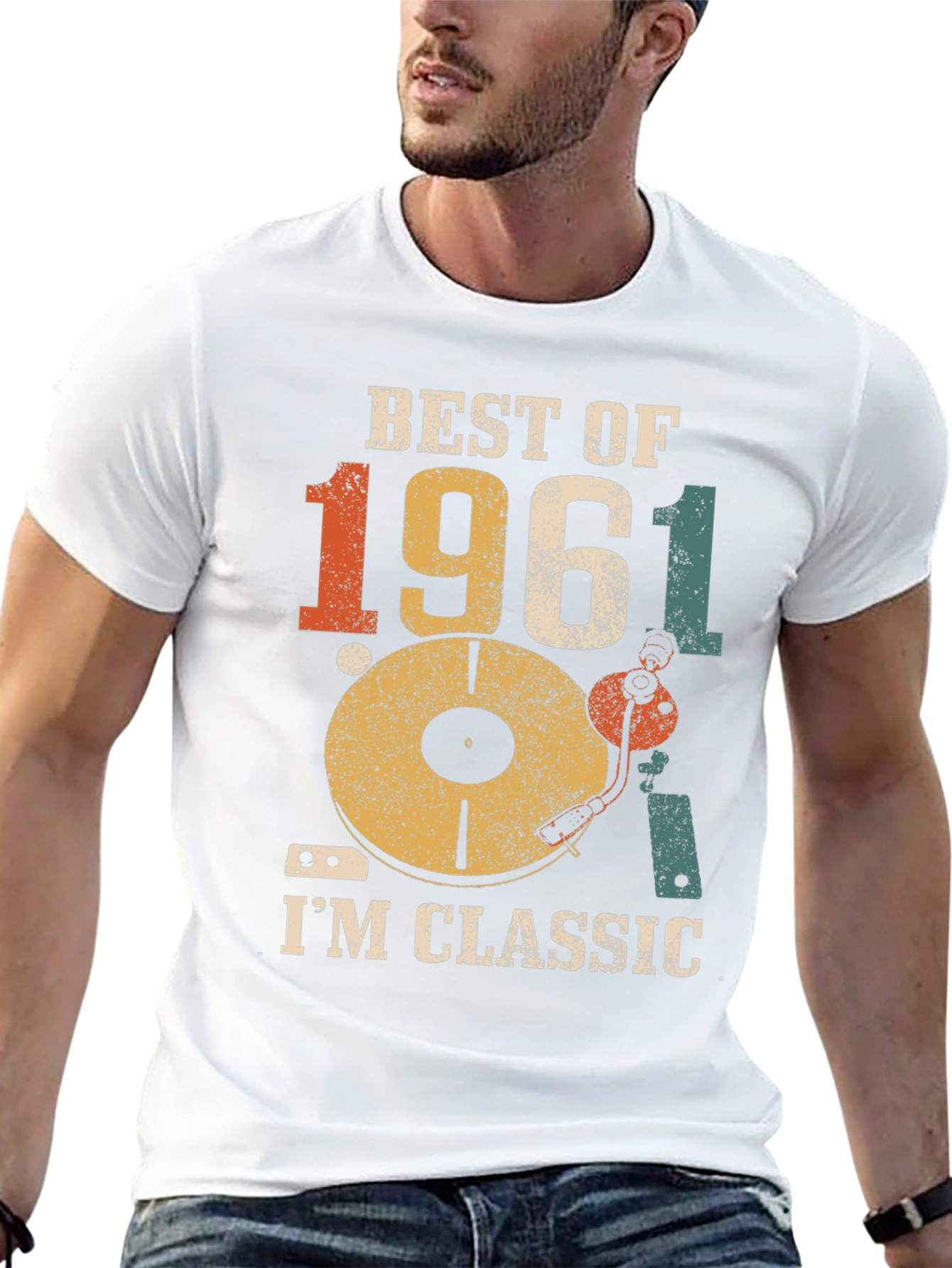 Black Best of 1961 Classic Graphic T-Shirt view 13