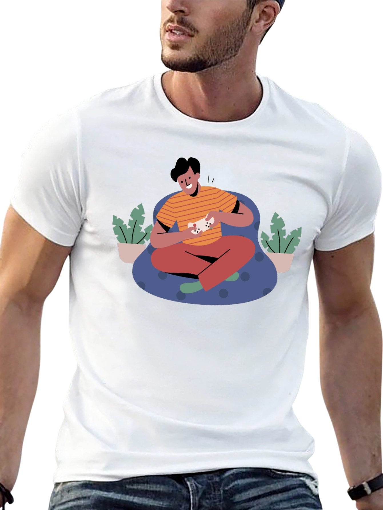 Black Gamer Graphic Tee - Comfy Style view 13