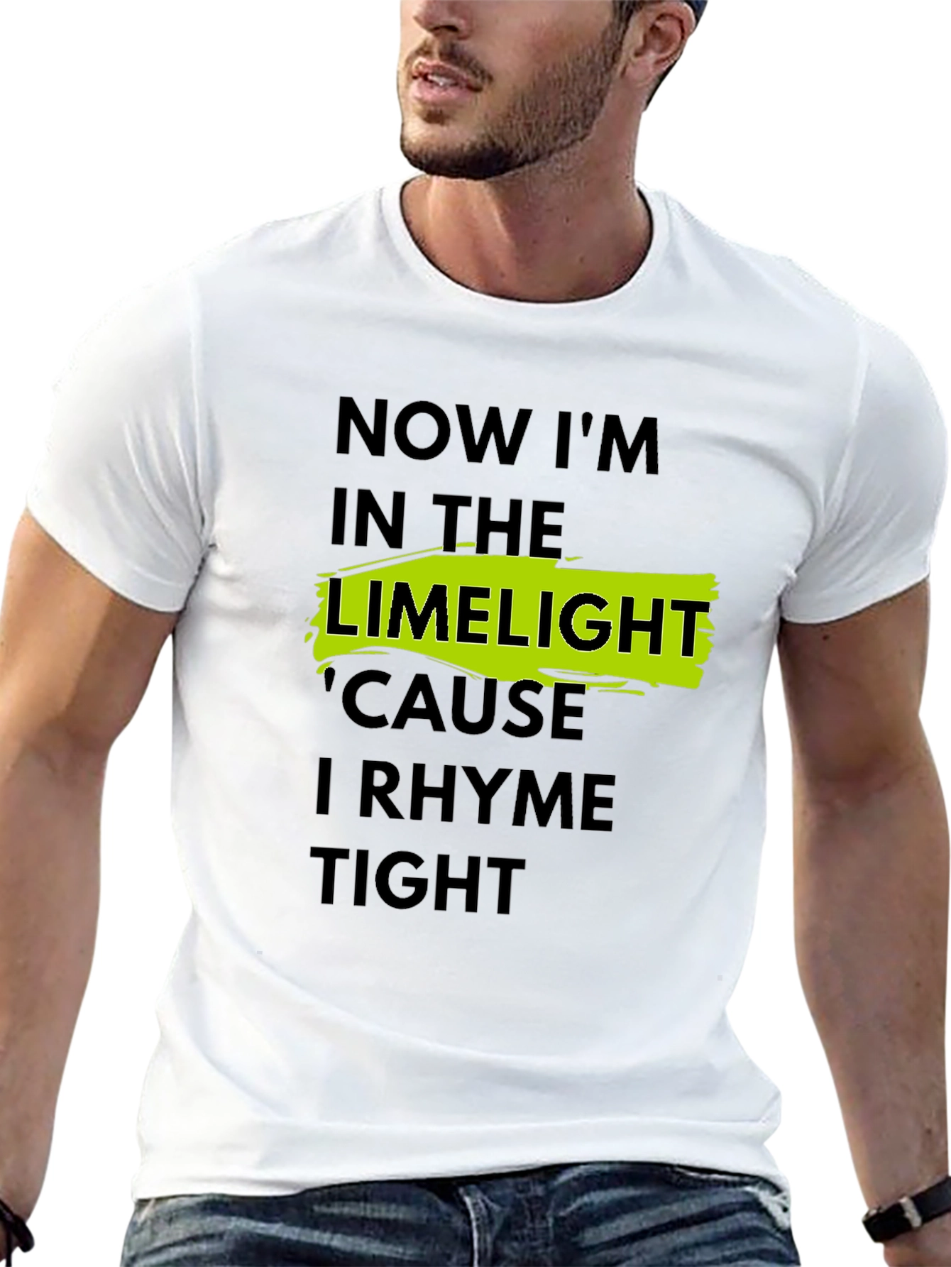 Black LimeLight Rhyme Tight Black T-Shirt view 13