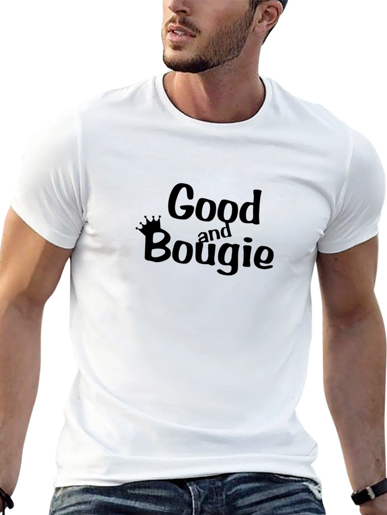 Black Good & Bougie Graphic Tee - Premium Cotton view 13
