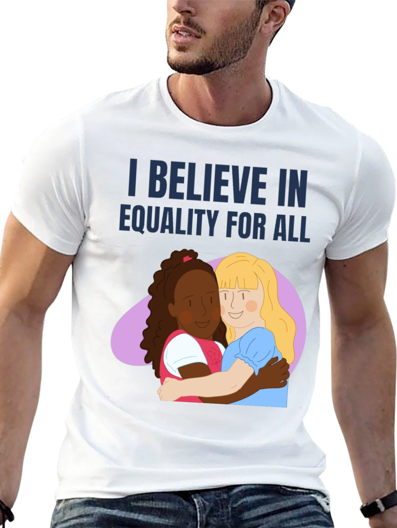 Black Equality for All Graphic Tee view 13