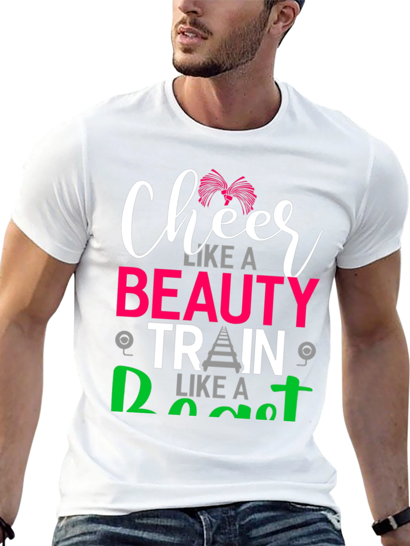 Black Cheer Beauty Train Donut T-Shirt view 13
