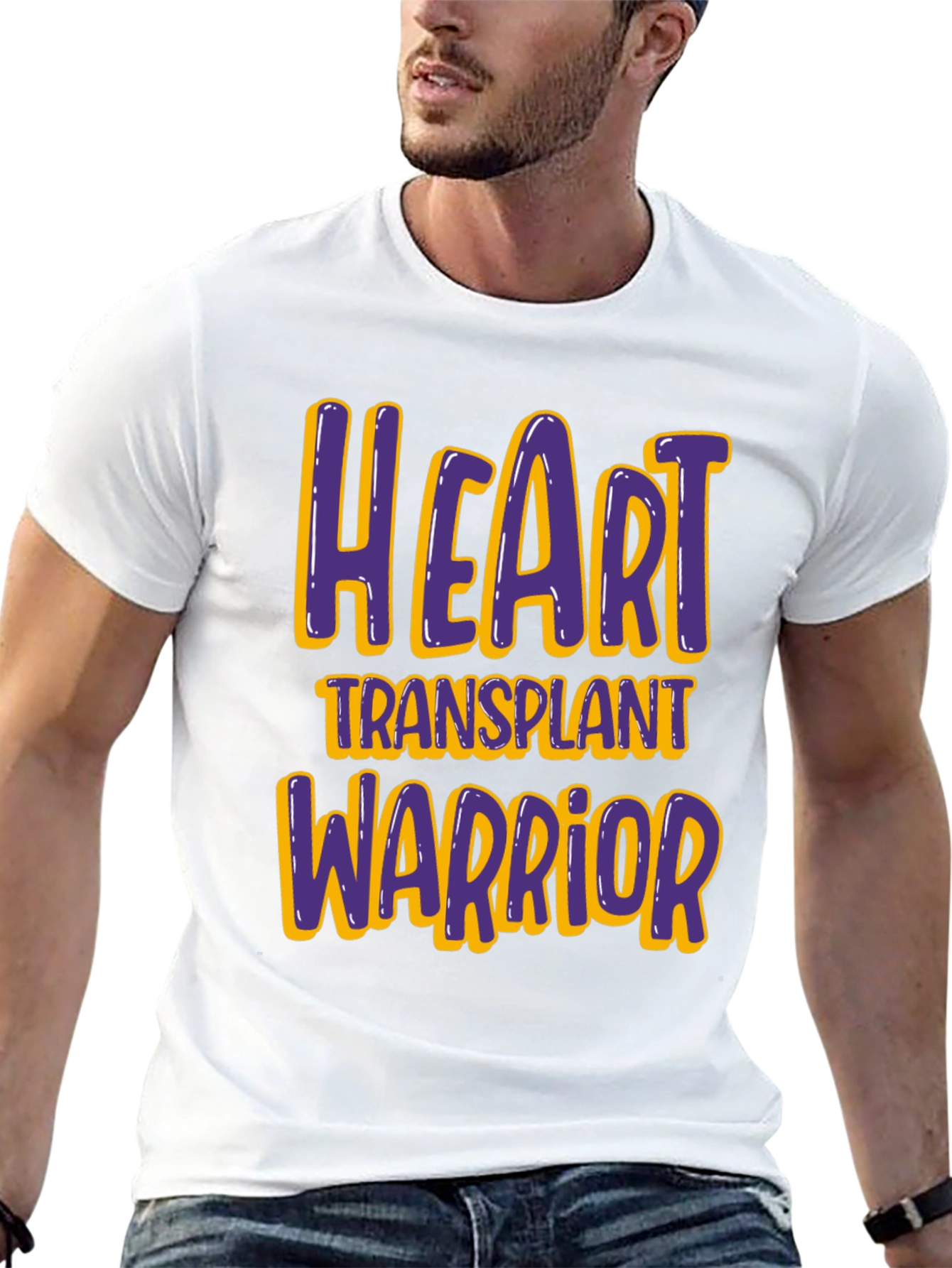 Black Heart Transplant Warrior T-Shirt - Black view 13