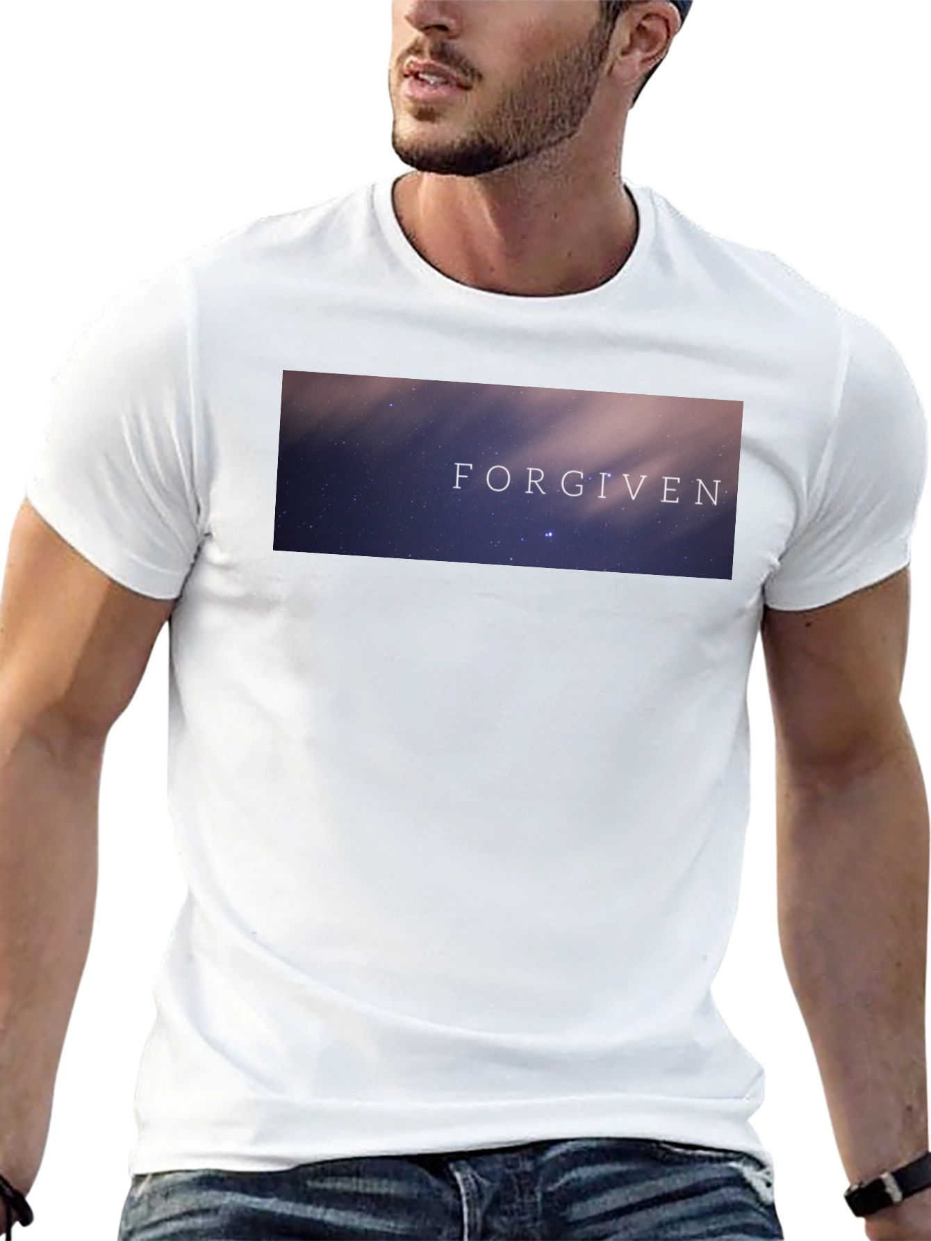 Black Forgiven Graphic Tee - Stylish & Comfortable Black T-Shirt view 13
