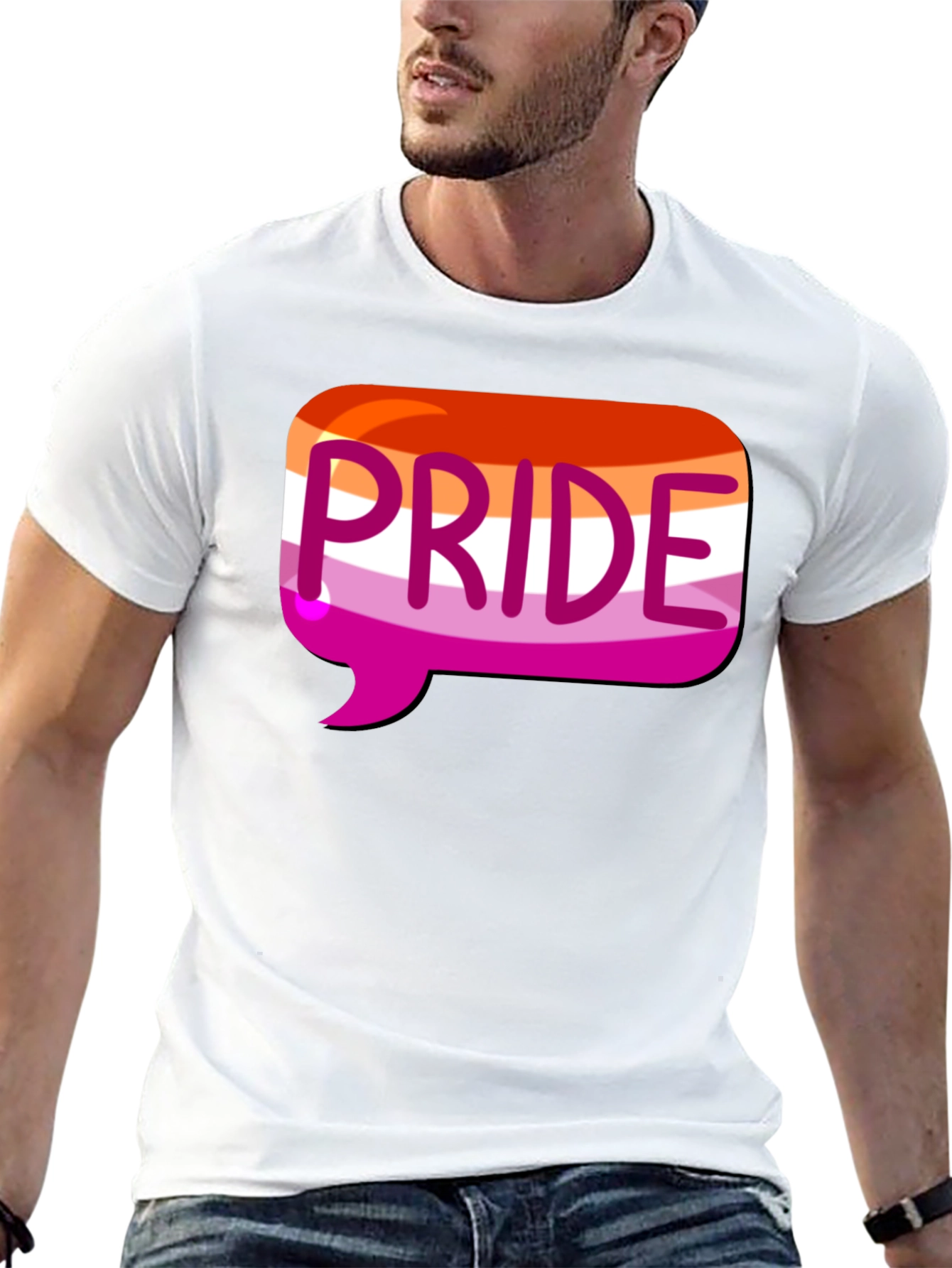 Black Pride Lesbian Flag T-Shirt view 13