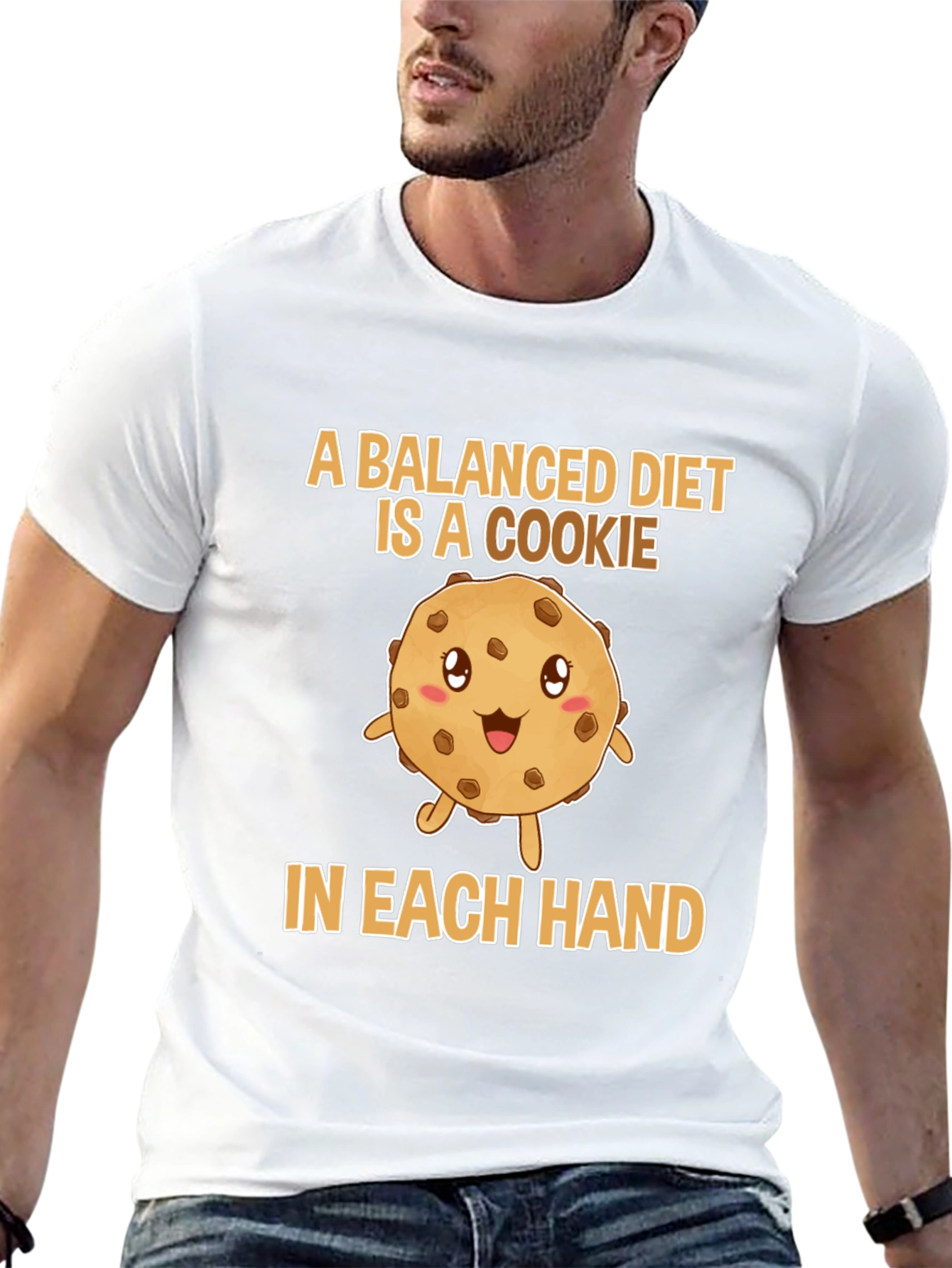 Black Cookie Balanced Diet T-Shirt view 13