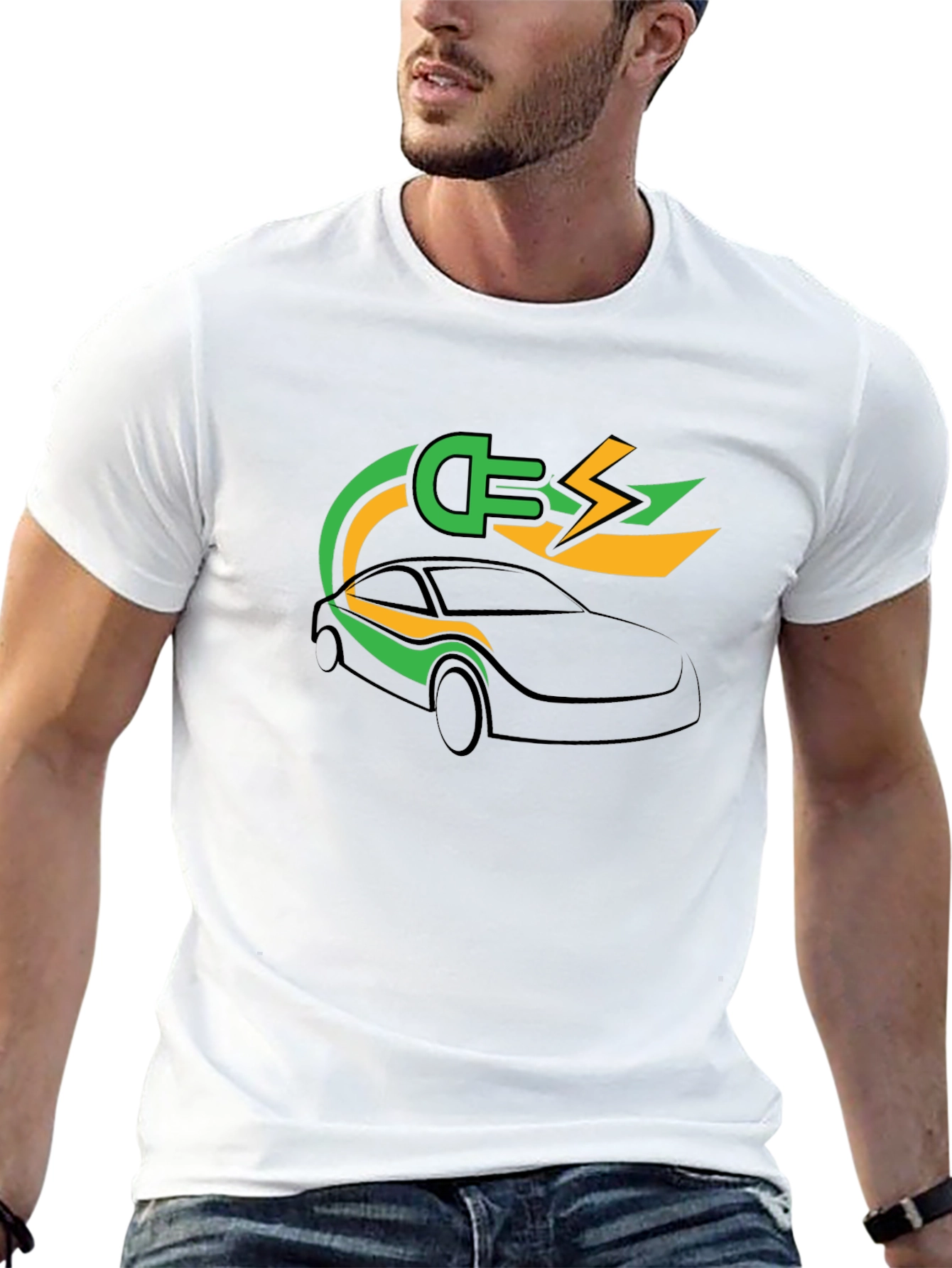 Electric Car T-Shirt - Eco-Friendly Design - 13