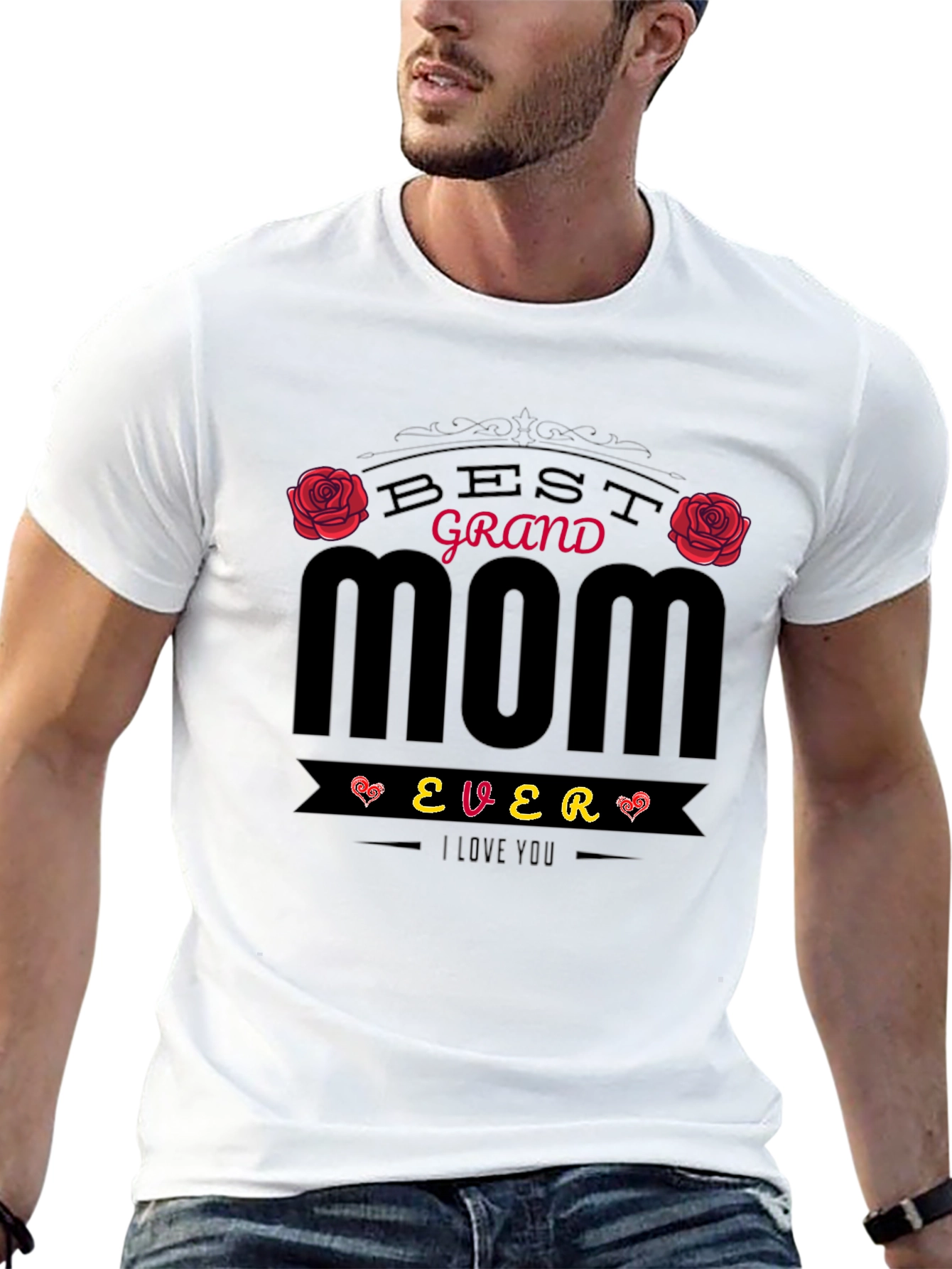 Black Best Grandmom Ever T-Shirt view 13