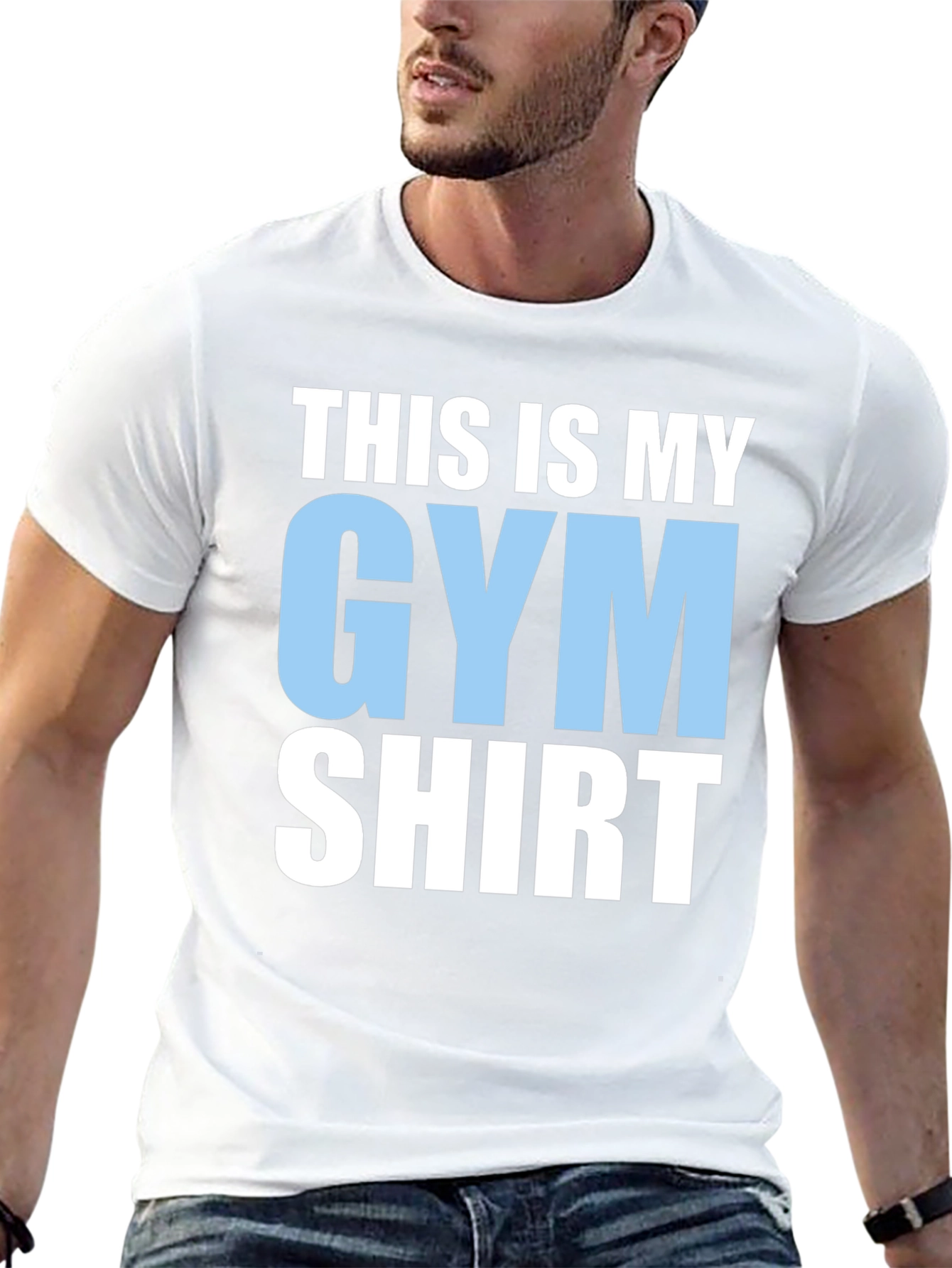 Black Gym Shirt: This Is My Gym Shirt view 13