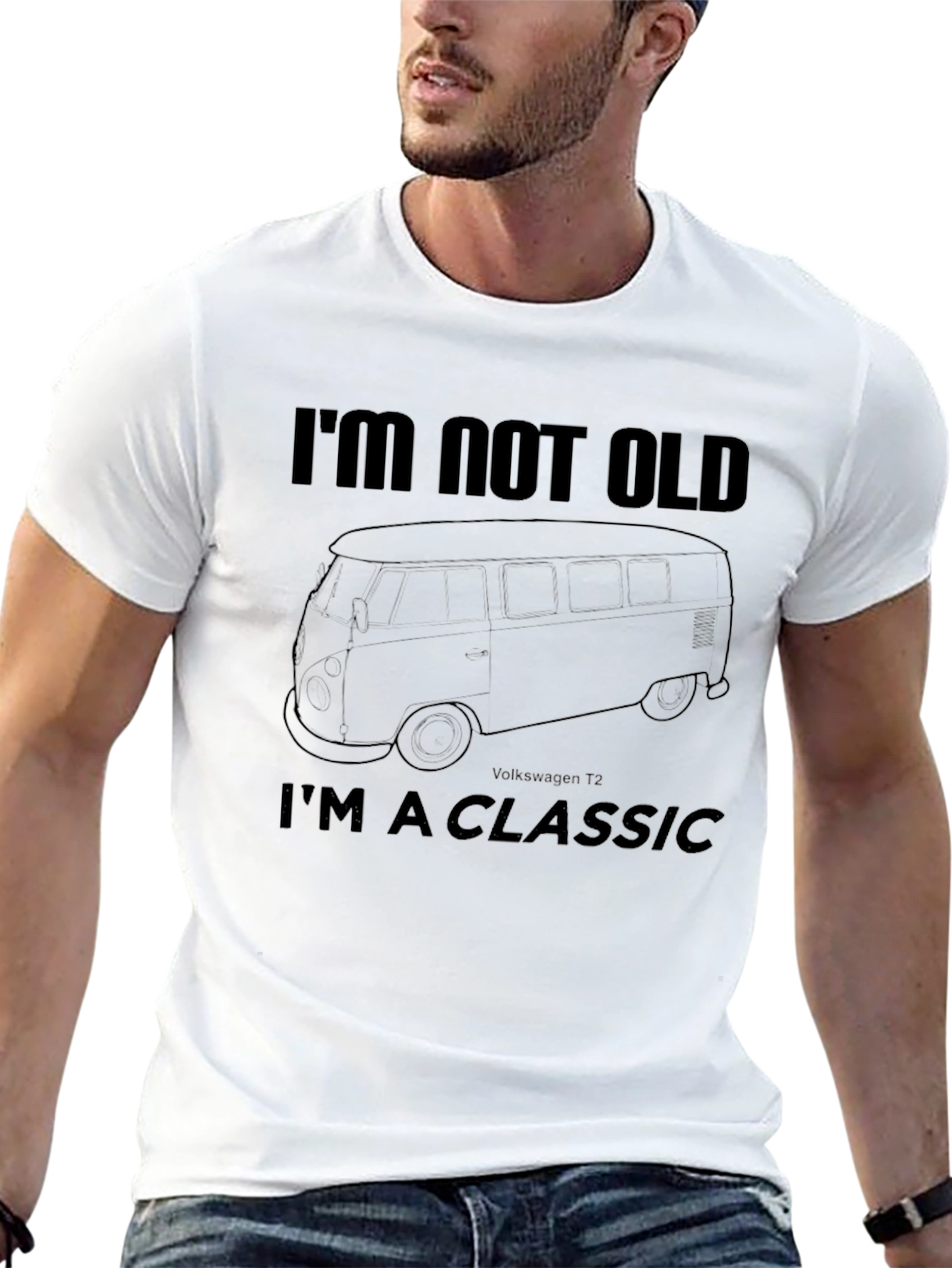 Black I'm Not Old I'm A Classic T-Shirt view 13
