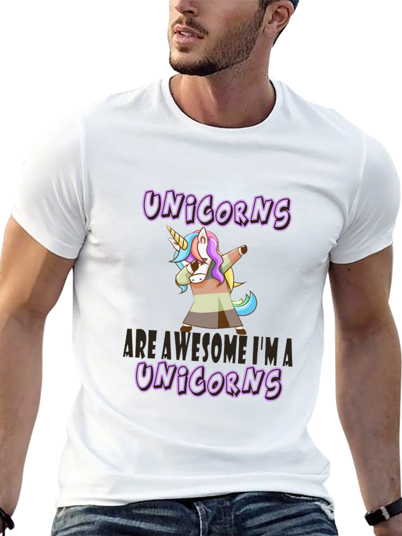 Black Unicorns Are Awesome I'm A Unicorns T-Shirt view 13