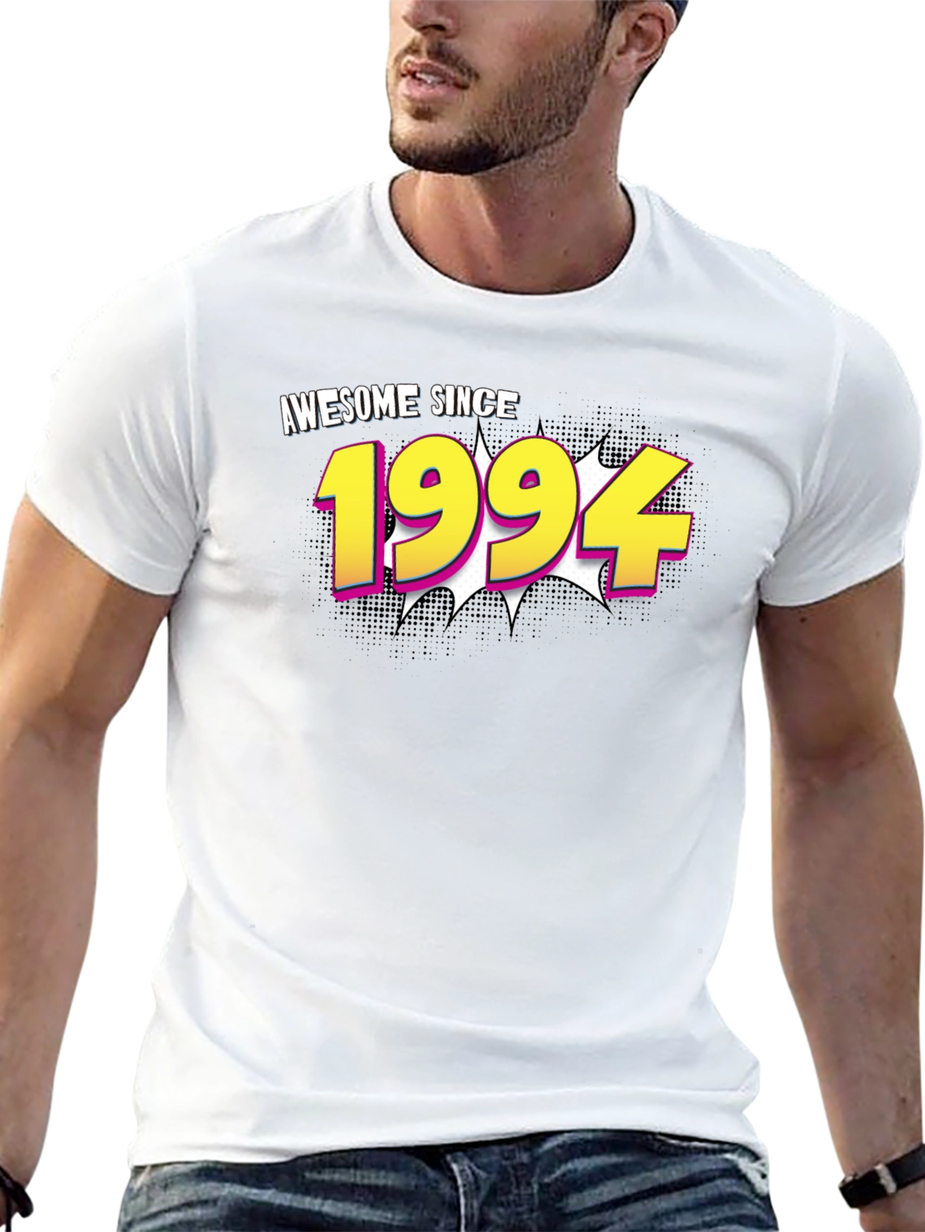 Black Awesome Since 1994 Black T-Shirt view 13