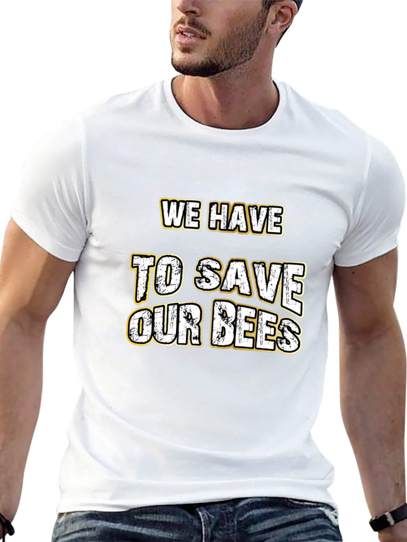 Black Save Our Bees Graphic Tee view 13