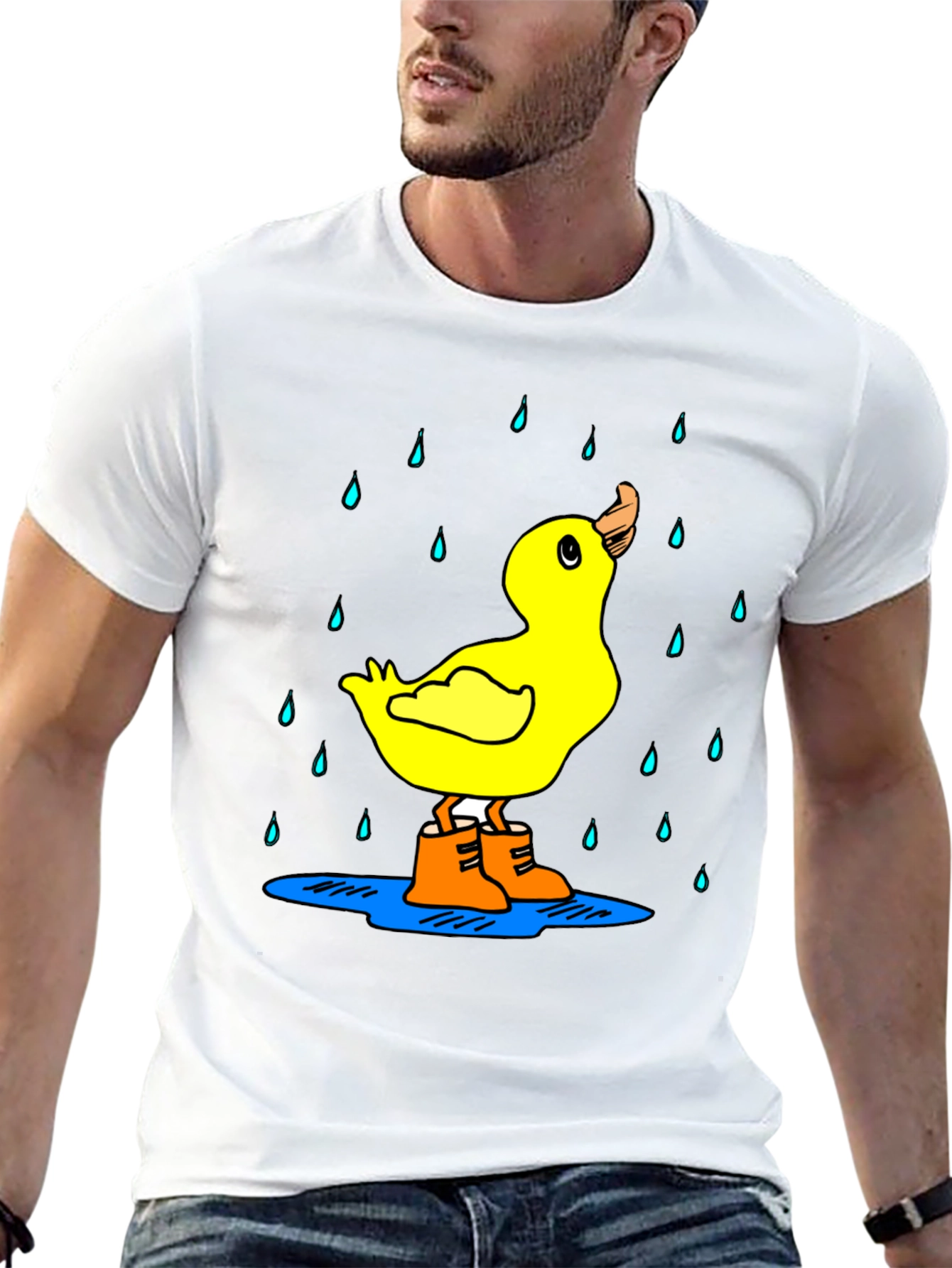 Black Duck in Boots Graphic Tee view 13
