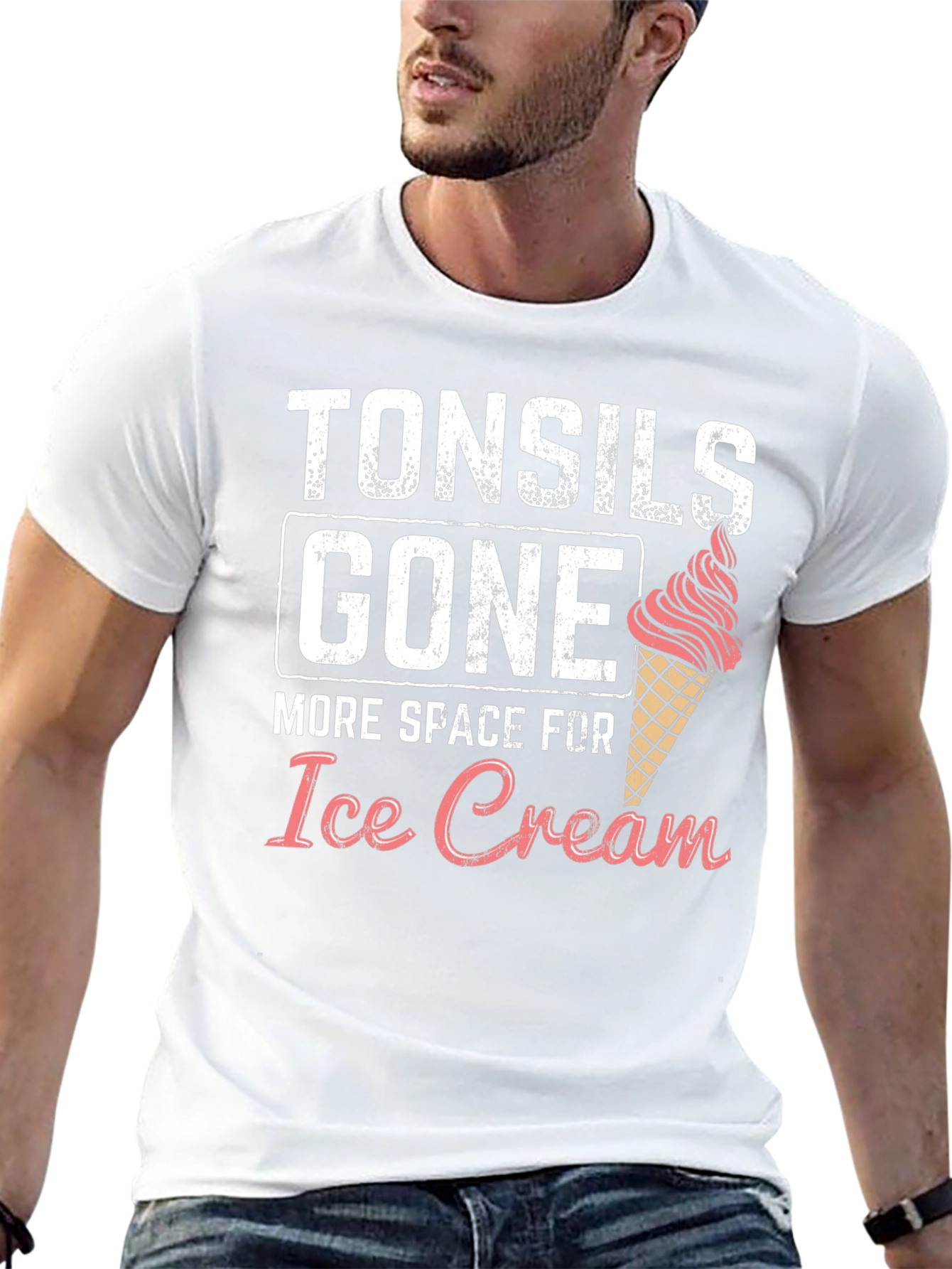 Black Tonsils Gone - Ice Cream T-Shirt view 13