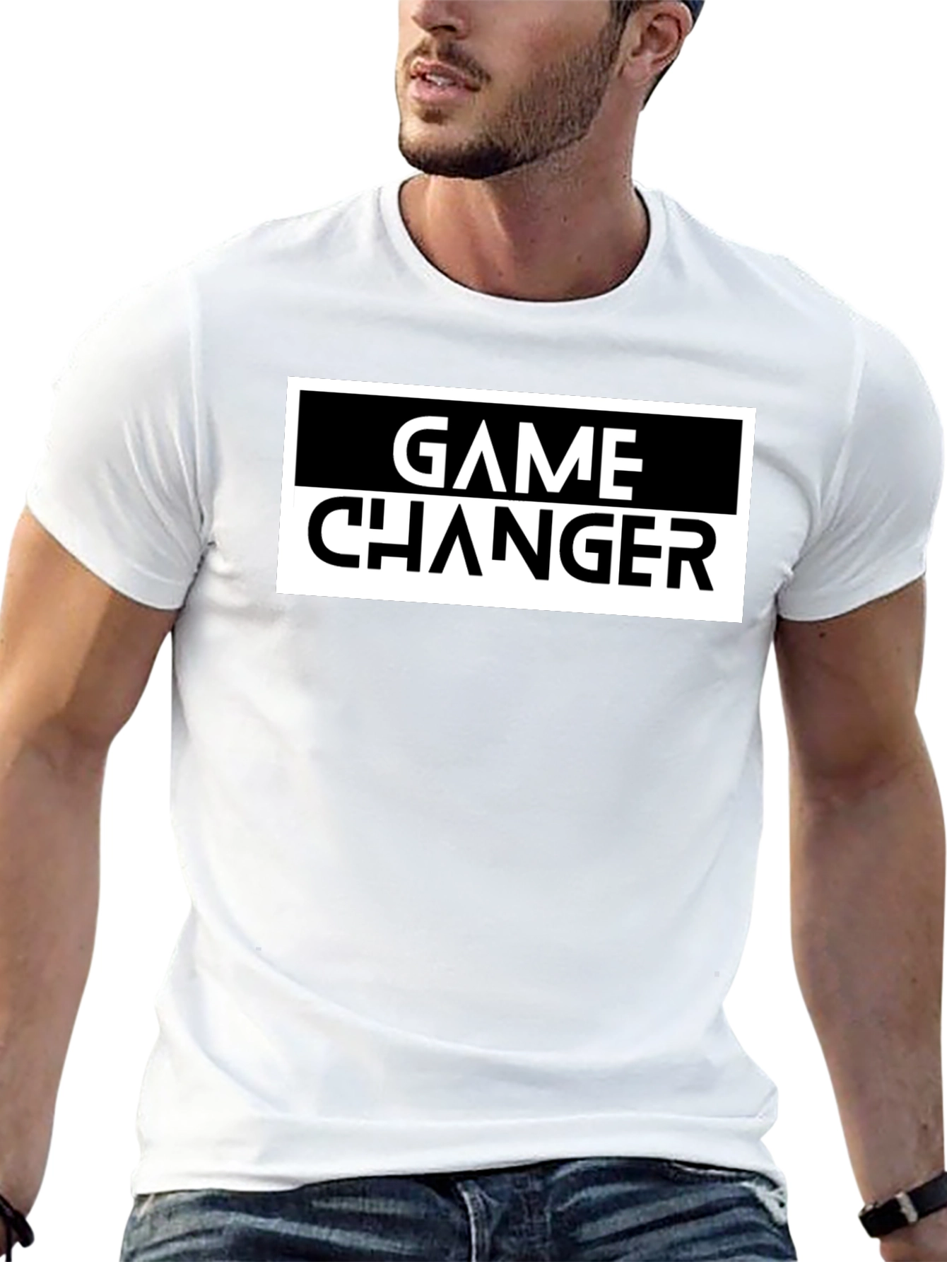 Black Game Changer Graphic T-Shirt - Black view 13