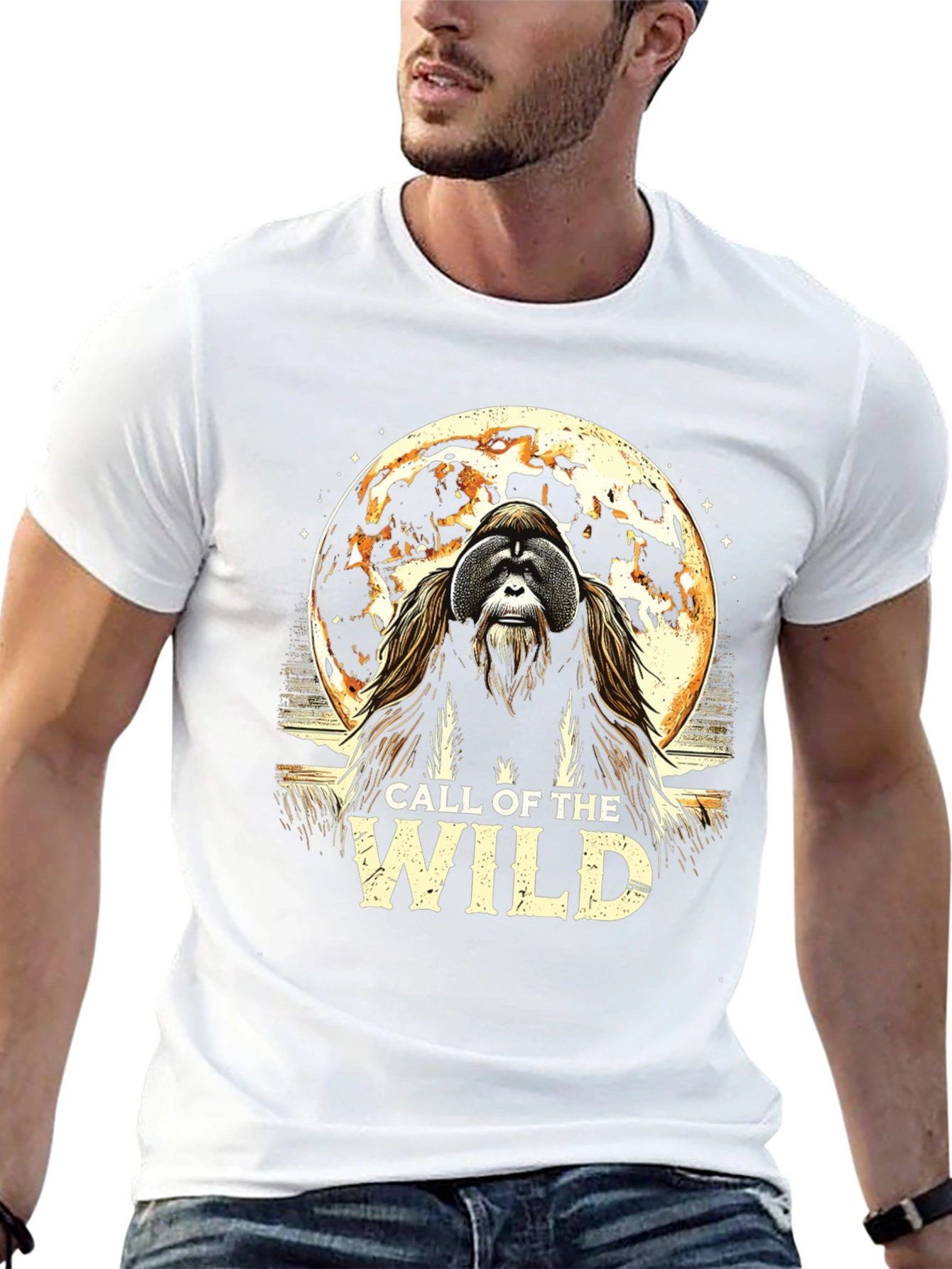 Black Call of the Wild Graphic Tee view 13