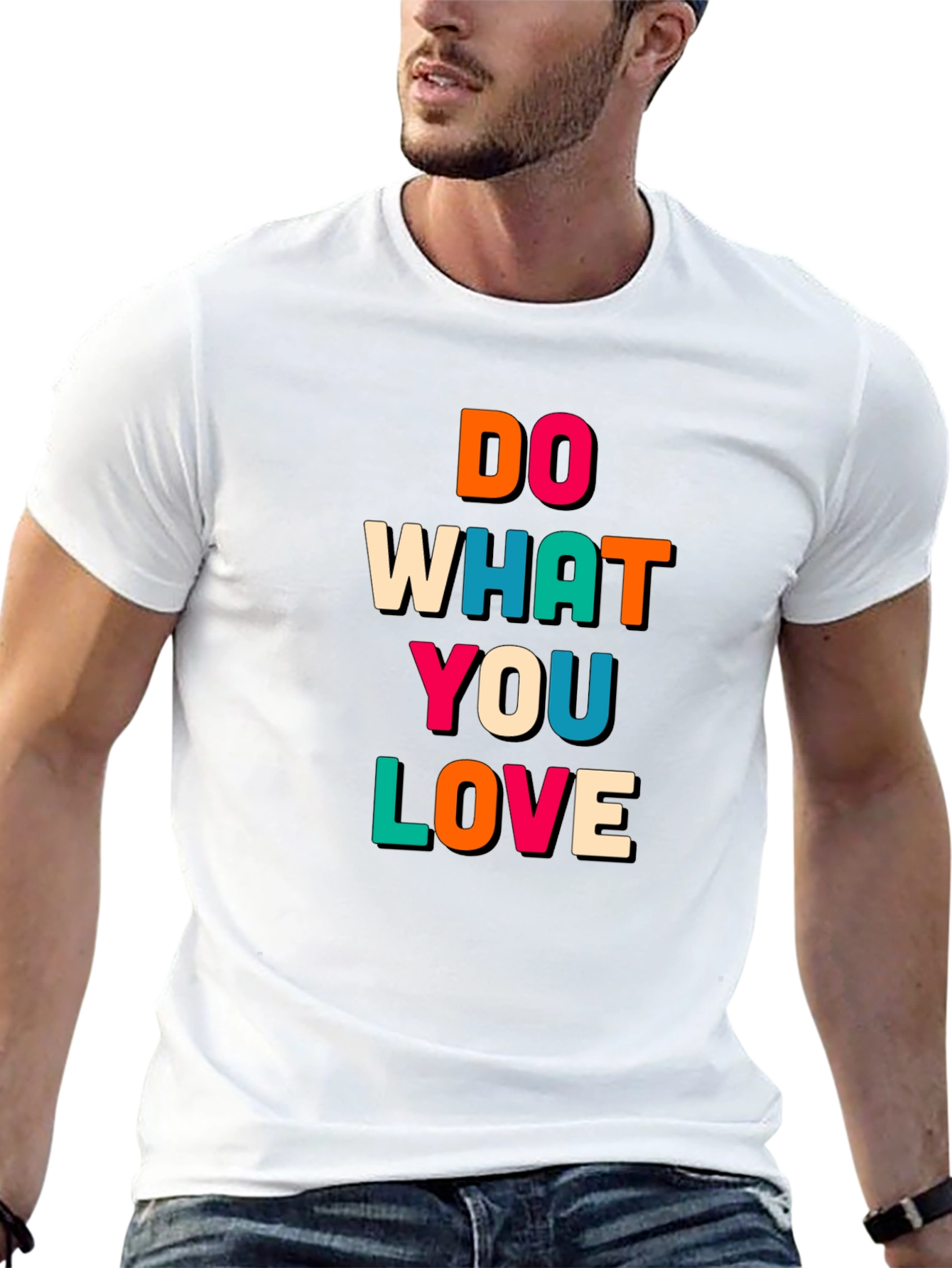 Black Do What You Love Graphic Tee - Black T-Shirt view 13