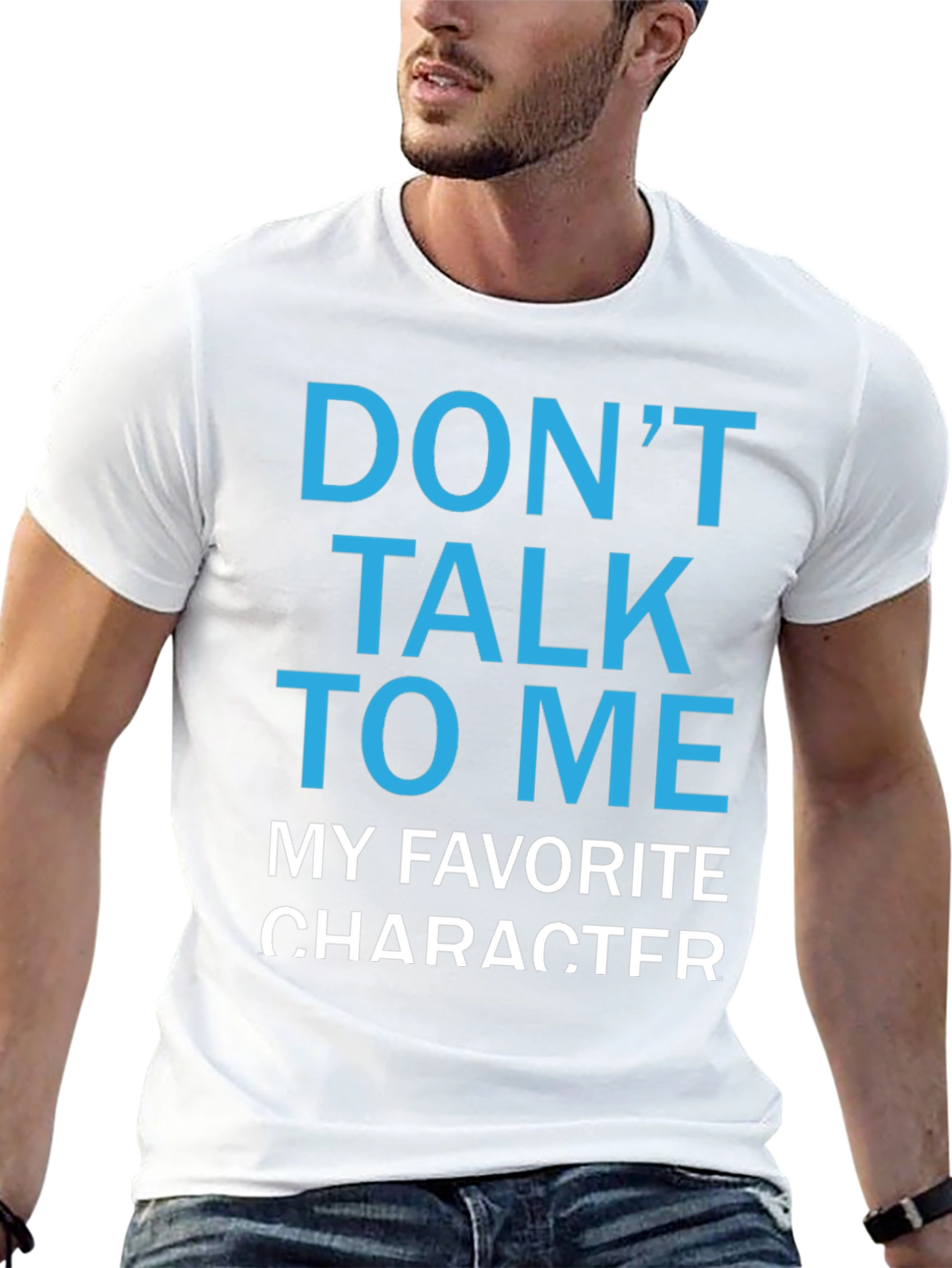 Black Don't Talk To Me T-Shirt - Funny Character Tee view 13