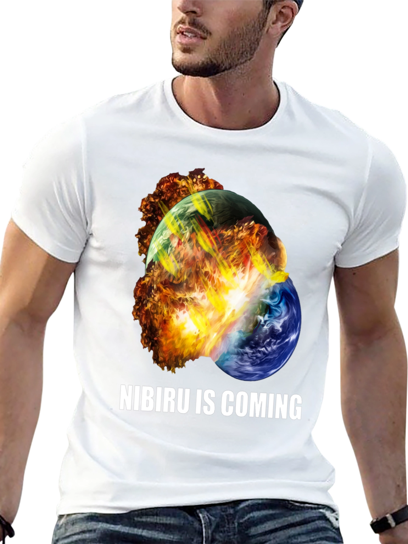 Black Nibiru is Coming Graphic Tee view 13