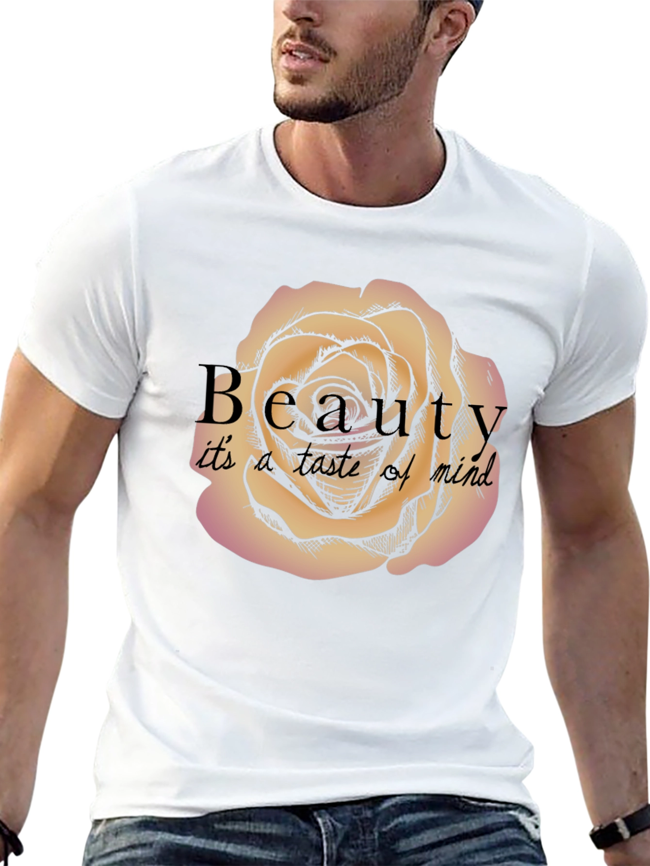 Black Beauty T-Shirt - Rose Design view 13