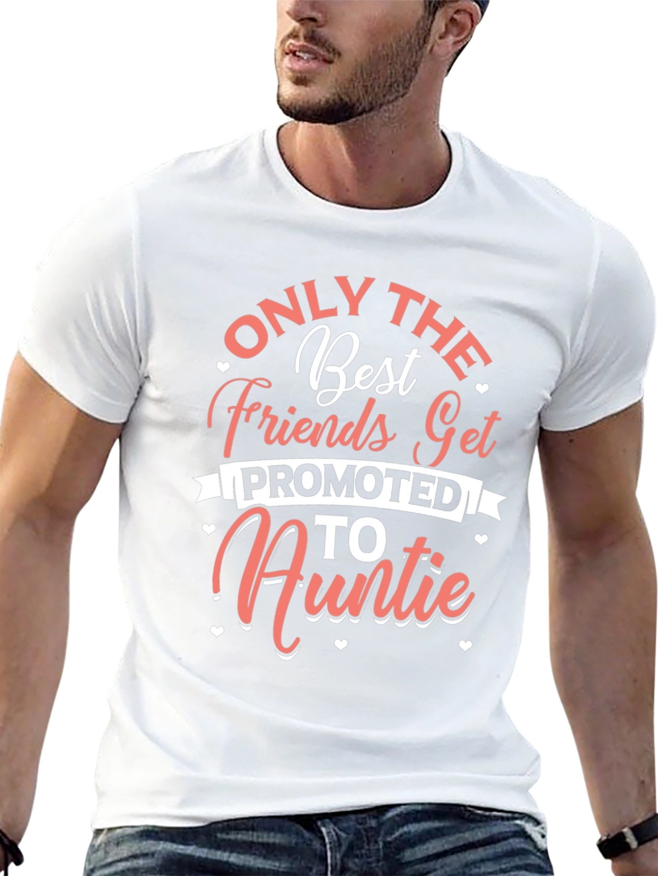 Black Best Friends Get Promoted to Auntie T-Shirt view 13