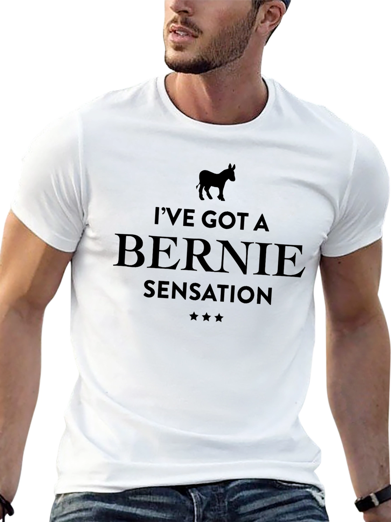 Black Bernie Sensation Graphic T-Shirt view 13