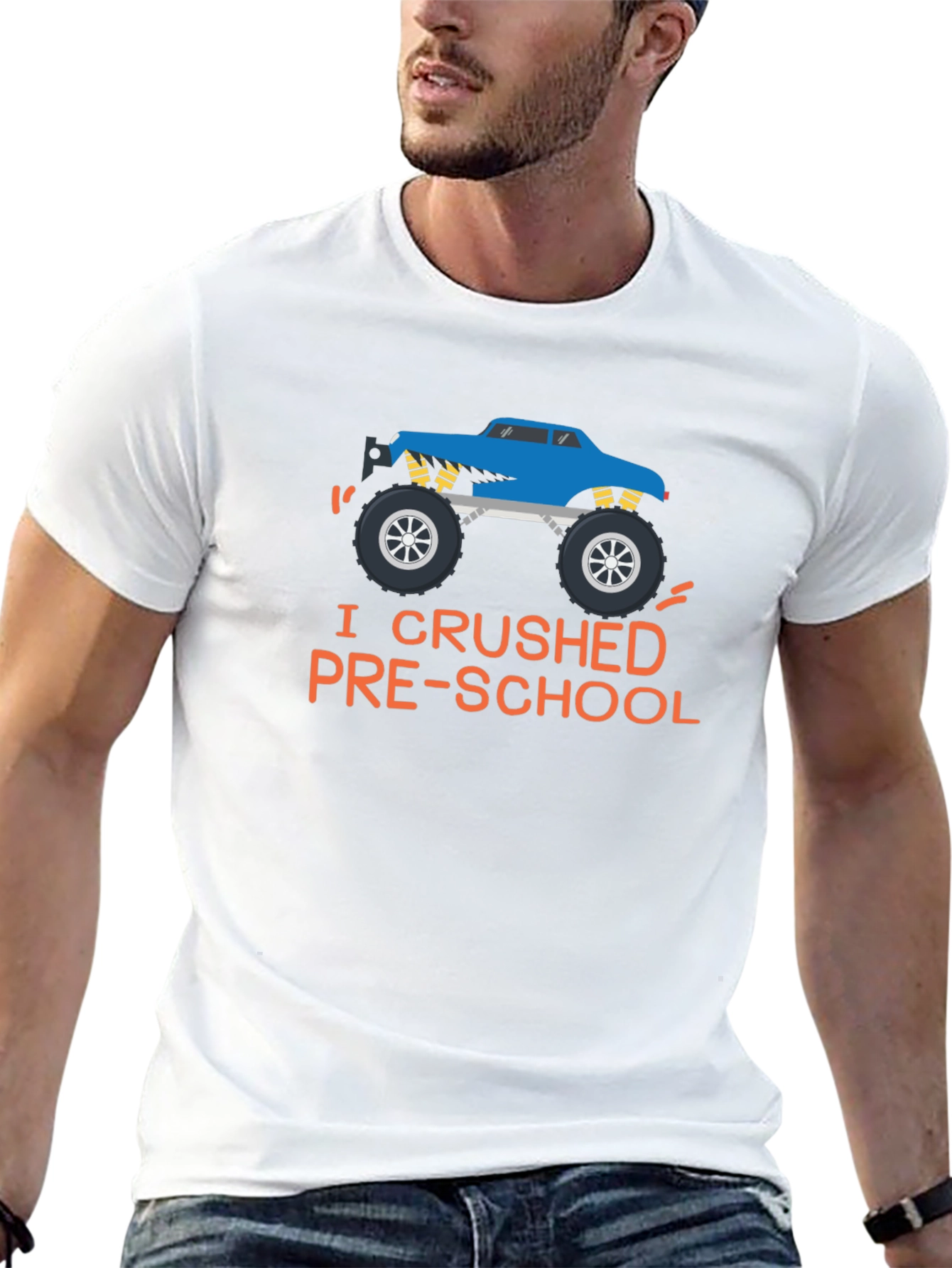 Black I Crushed Pre-School Monster Truck T-Shirt view 13