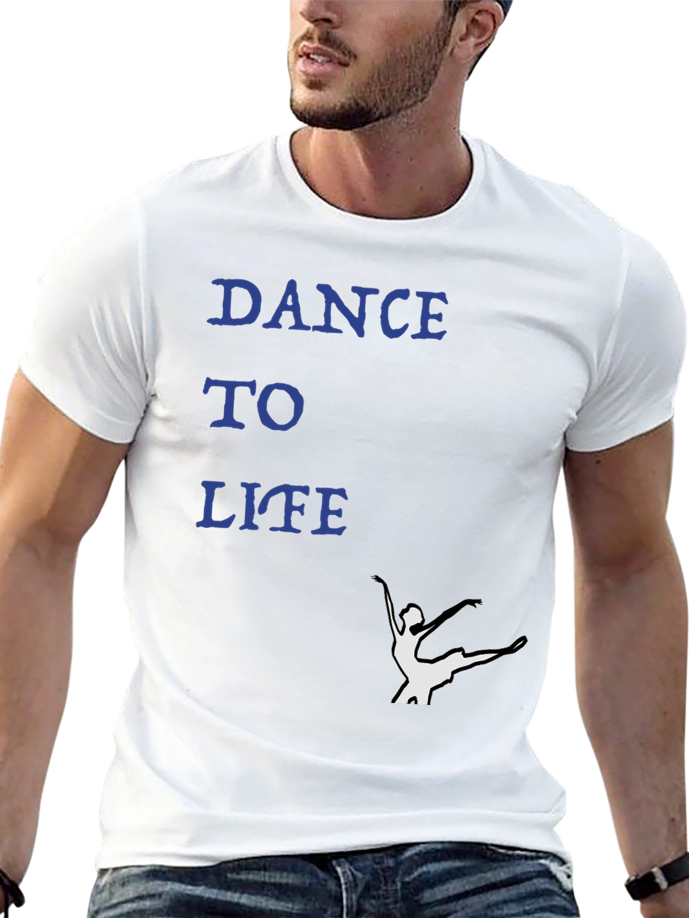 Black Dance to Life Black Graphic Tee view 13