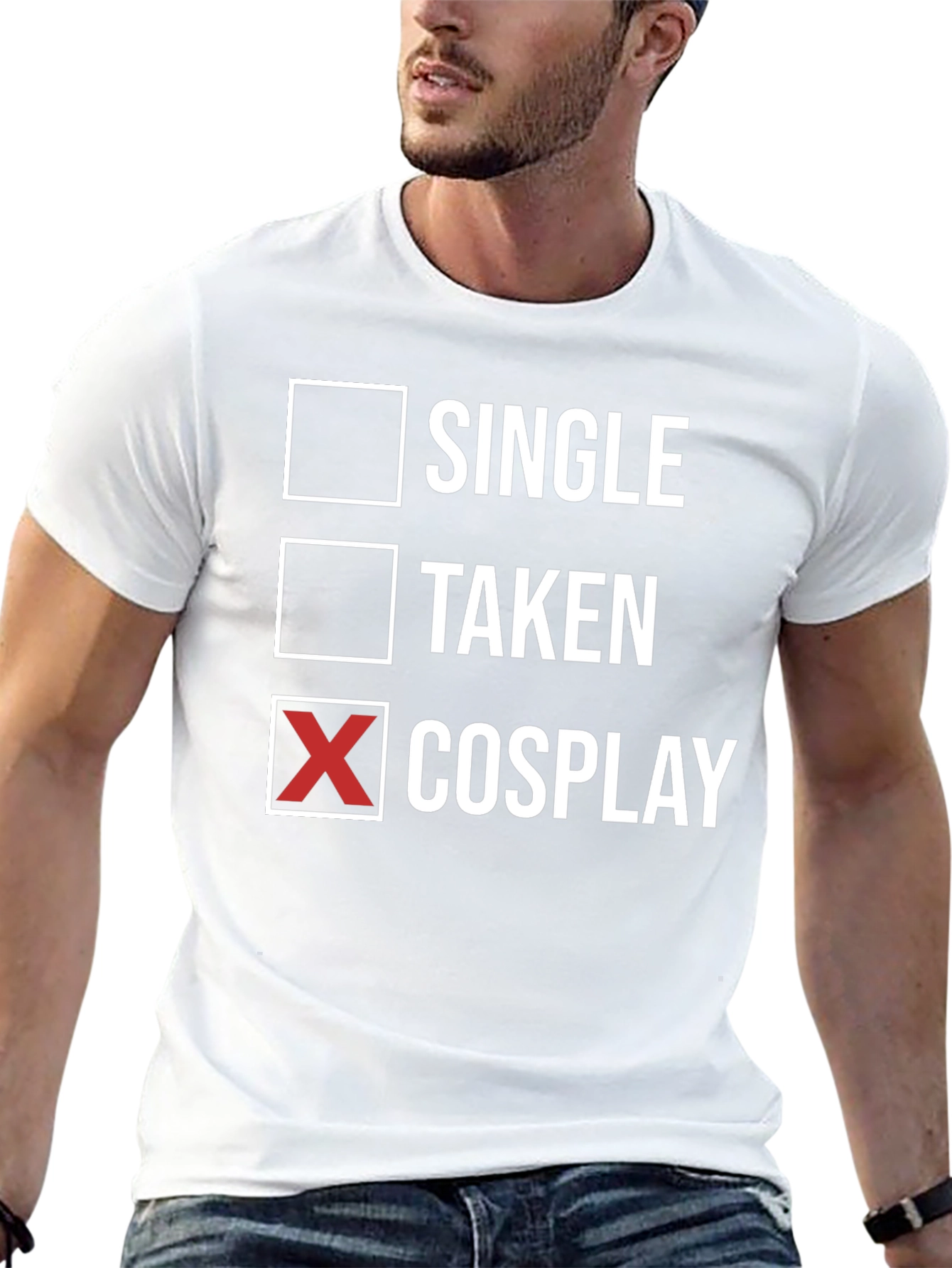 Black Cosplay T-Shirt - Single Taken Cosplay view 13