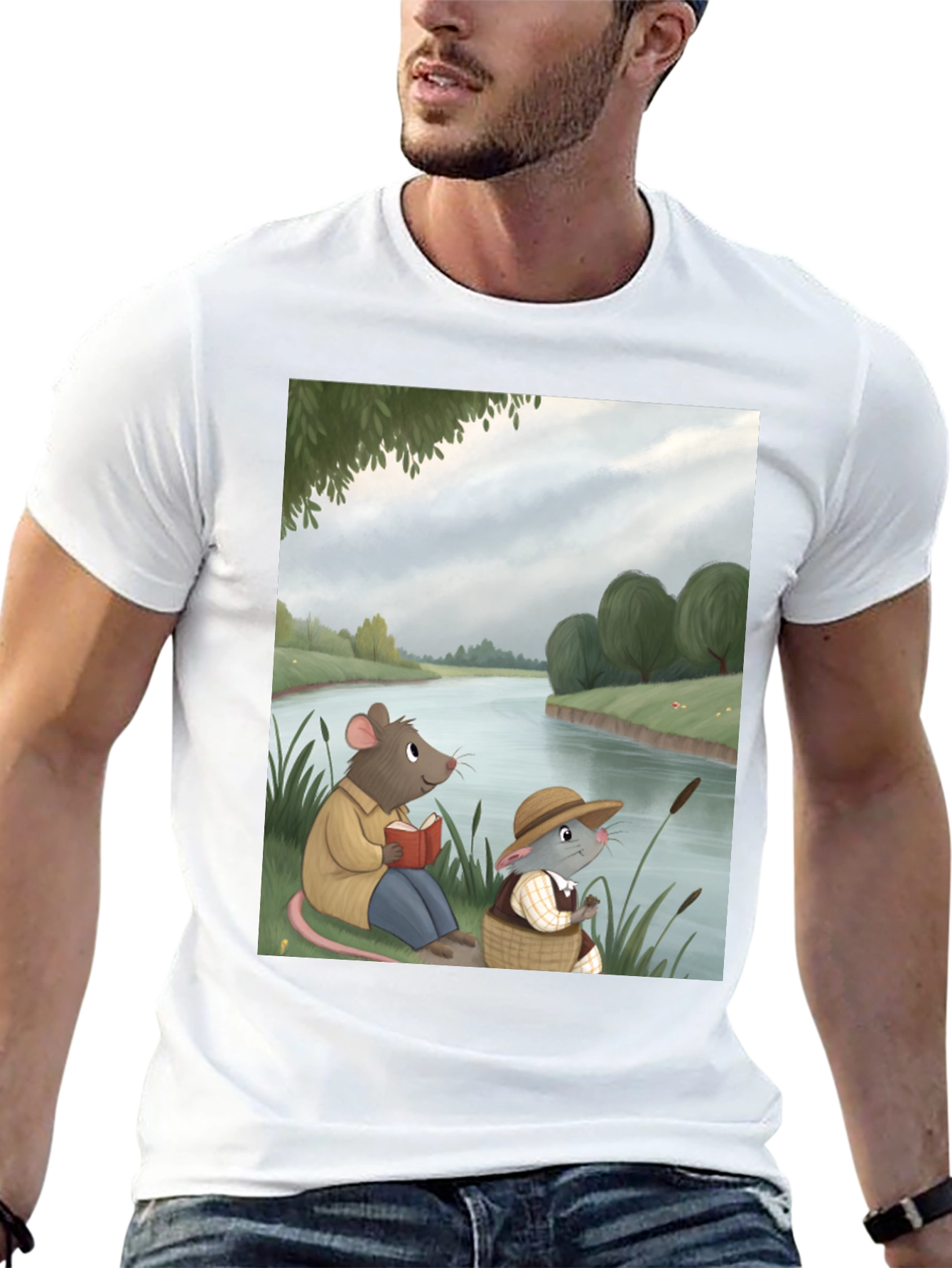 Black Mouse River Reading Tee view 13