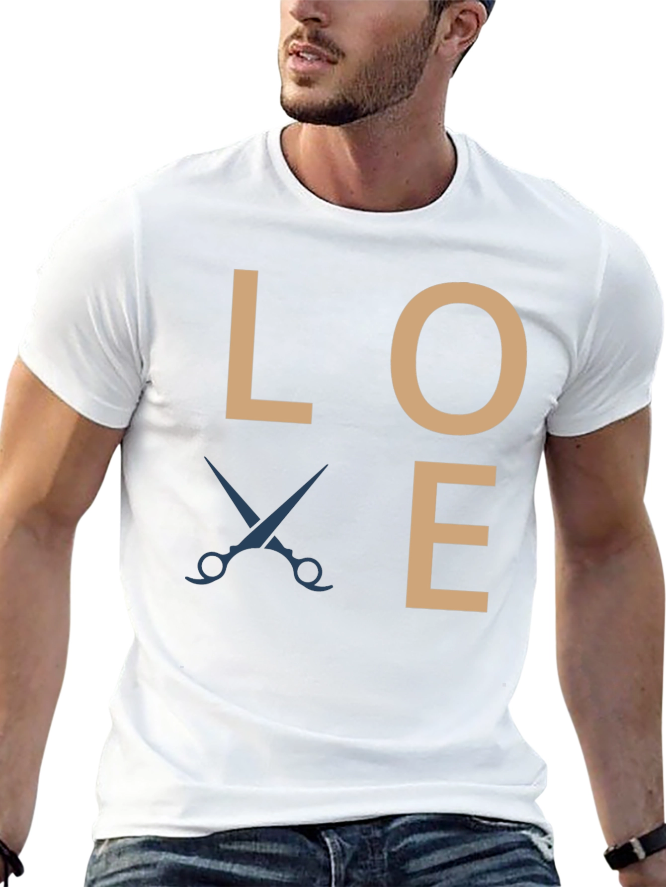 Black Love Hair Stylist T-Shirt - Barber Shop Tee view 13