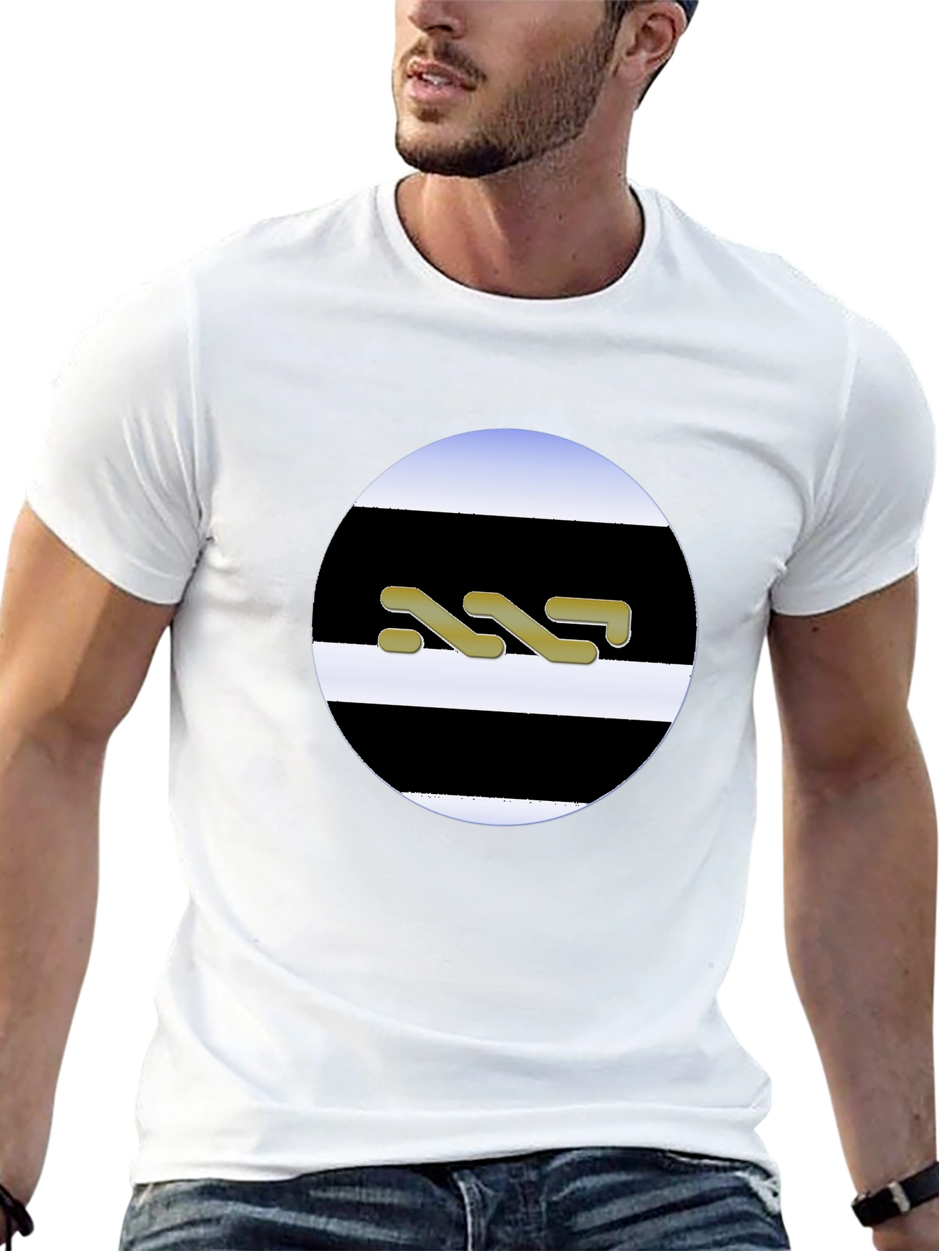 Black Stylish Black Graphic Tee view 13