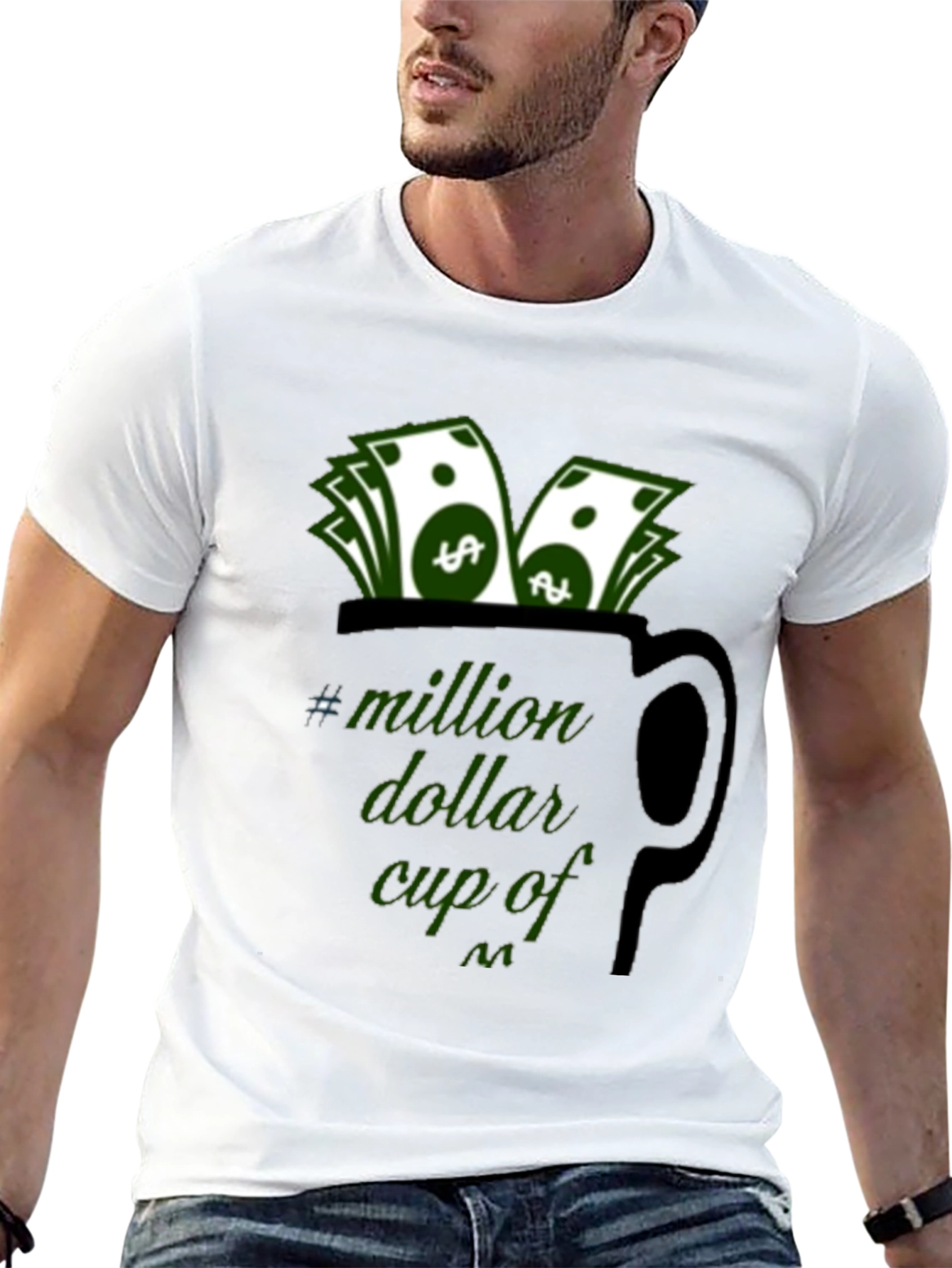 Million Dollar Cup Graphic Tee - 13